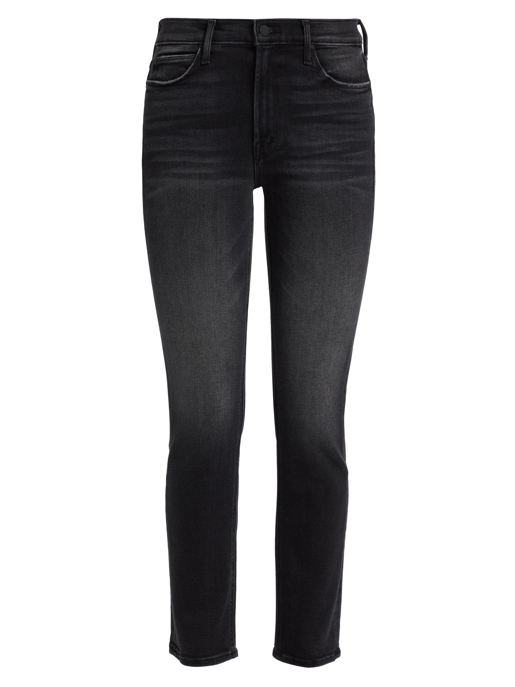 Mother Women's Dazzler Mid-Rise Flood Jeans - Not Today Satan