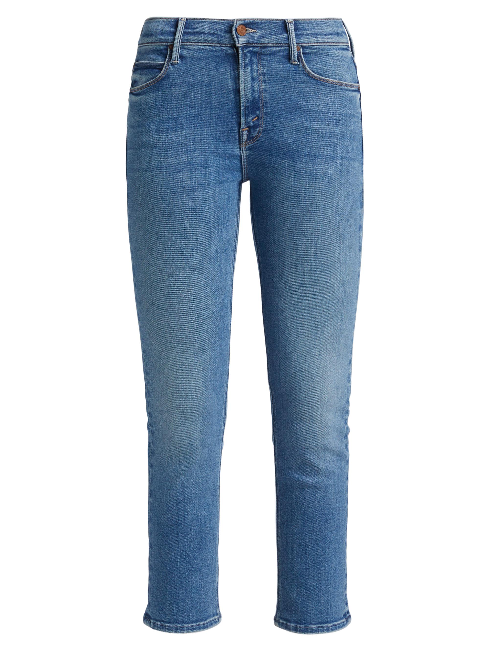 Mother Women's The Dazzler Mid-Rise Stretch Crop Jeans - Ready Set Go