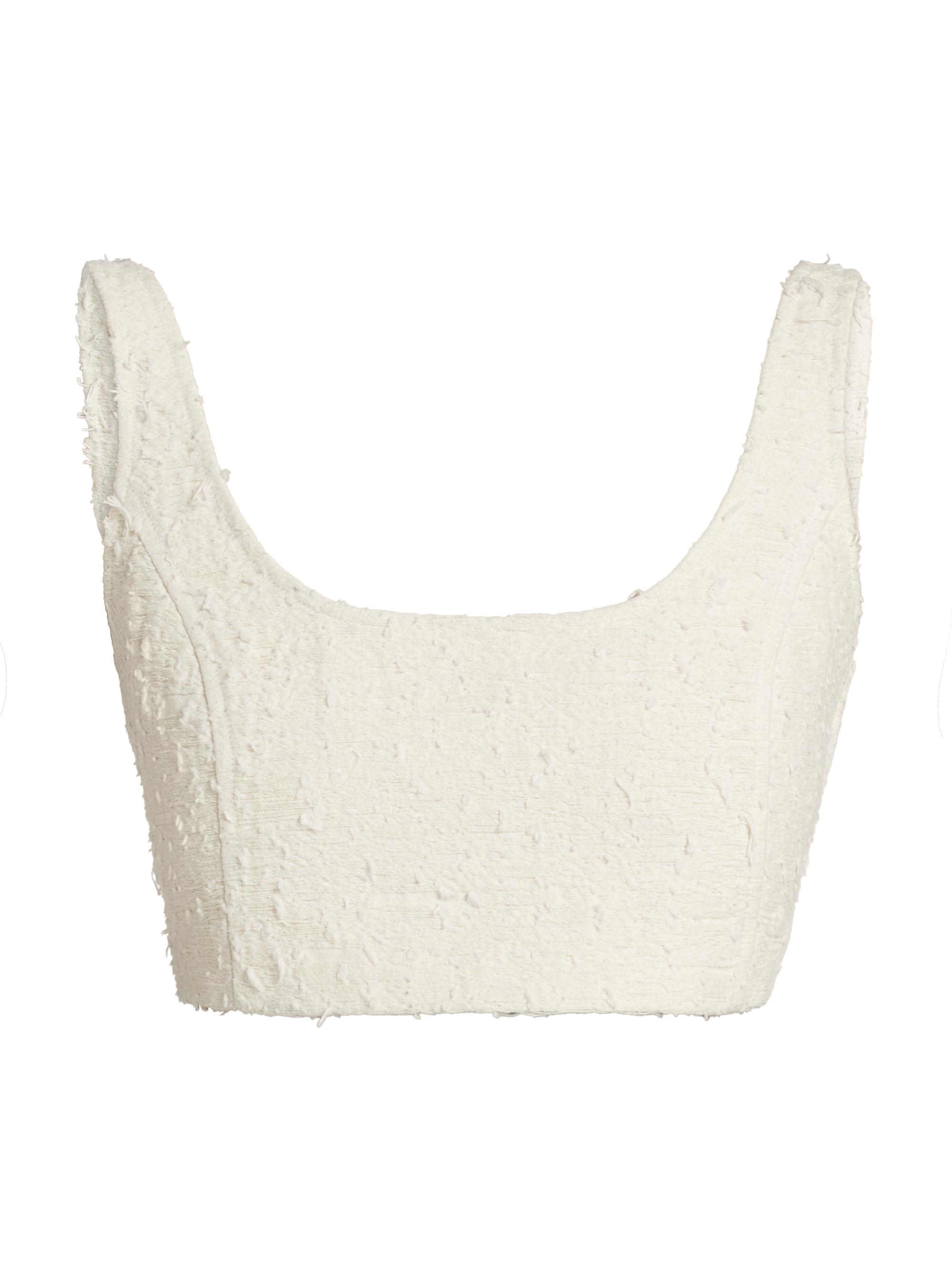 FRAME Women's The Jacquard Sleeveless Crop Top - Woman