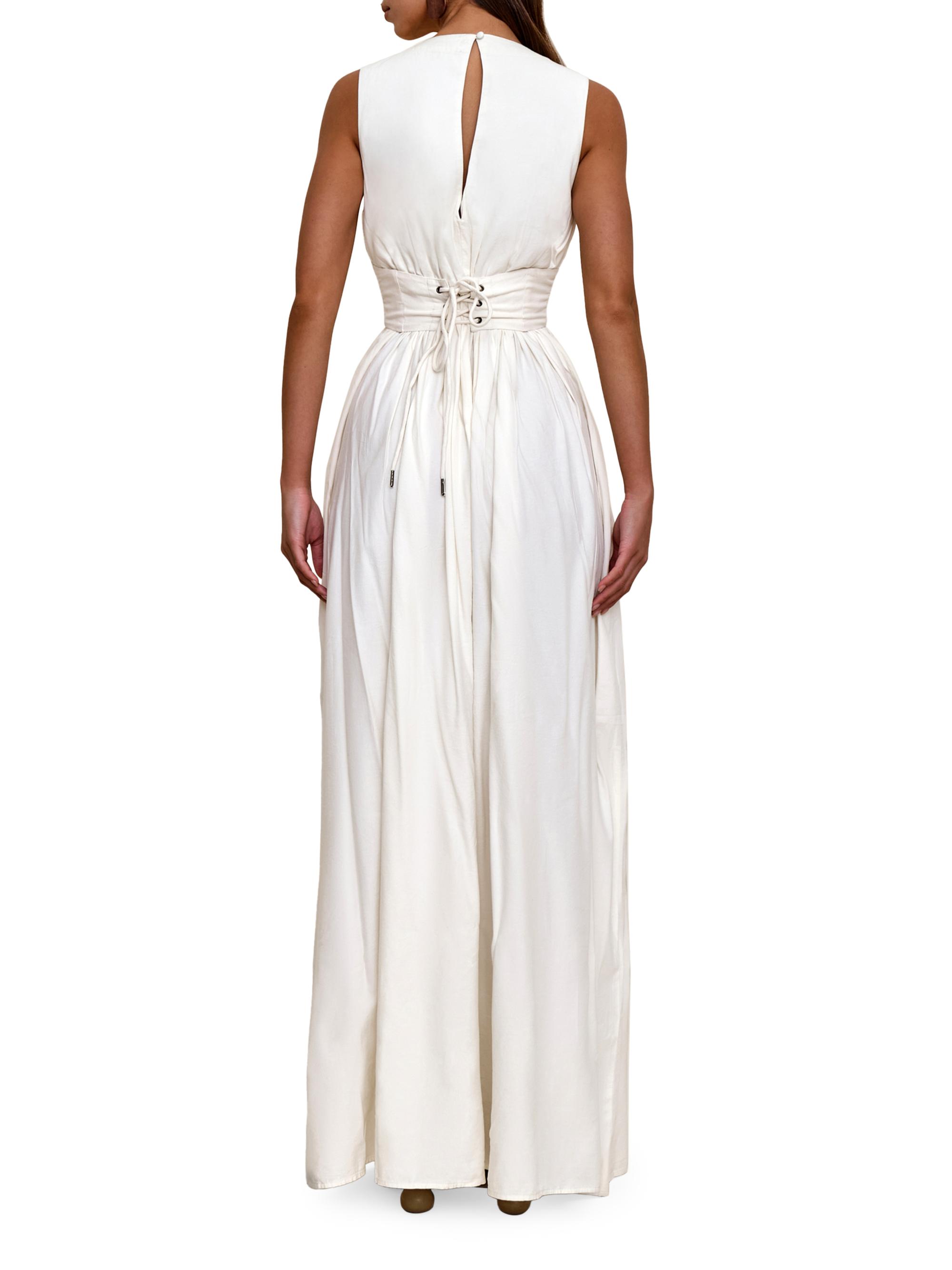 andrea iyamah essi abstract cotton maxi dress Andrea Iyamah Essi Abstract Cotton Maxi Dress