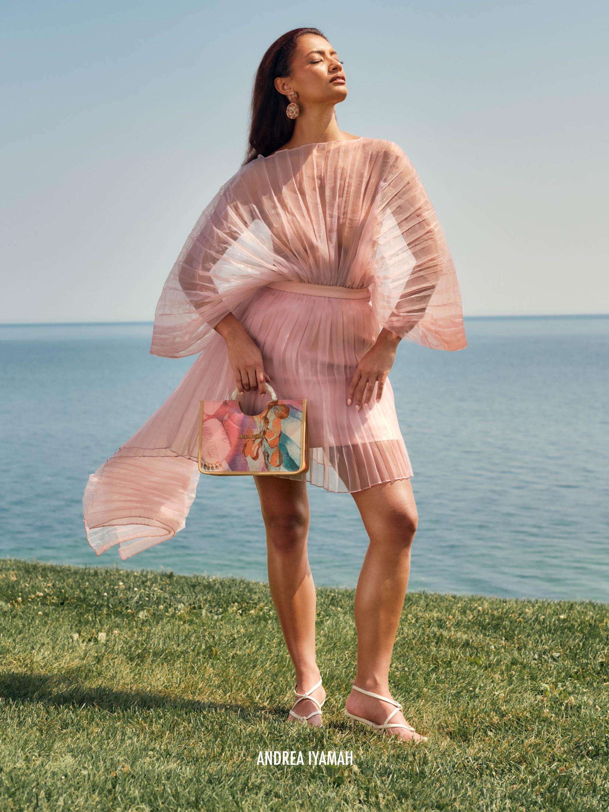 Andrea Iyamah Ime Organza Miniskirt | Saks Fifth Avenue