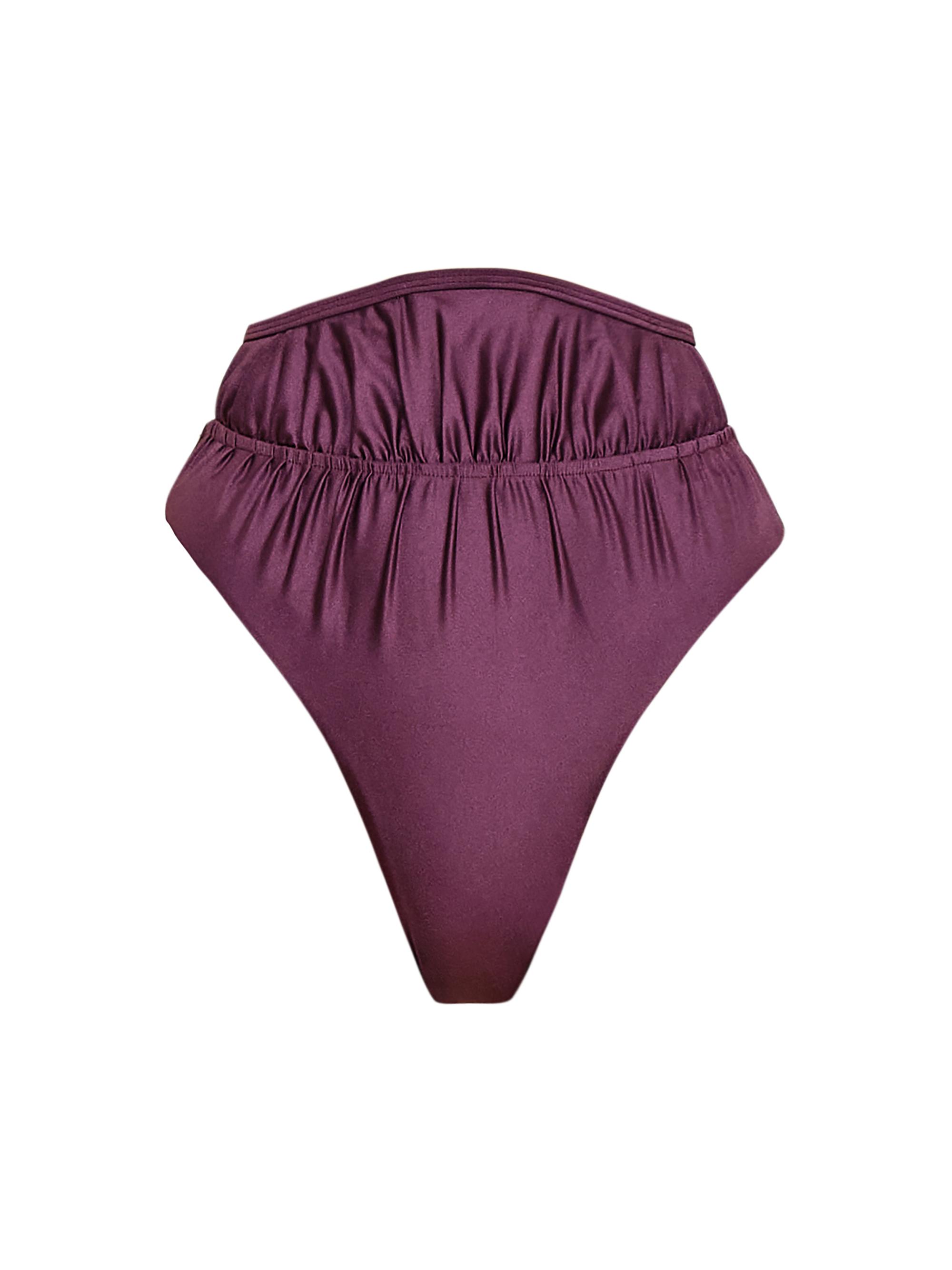 Andrea Iyamah Women's Gadu Bikini Bottom - Eggplant