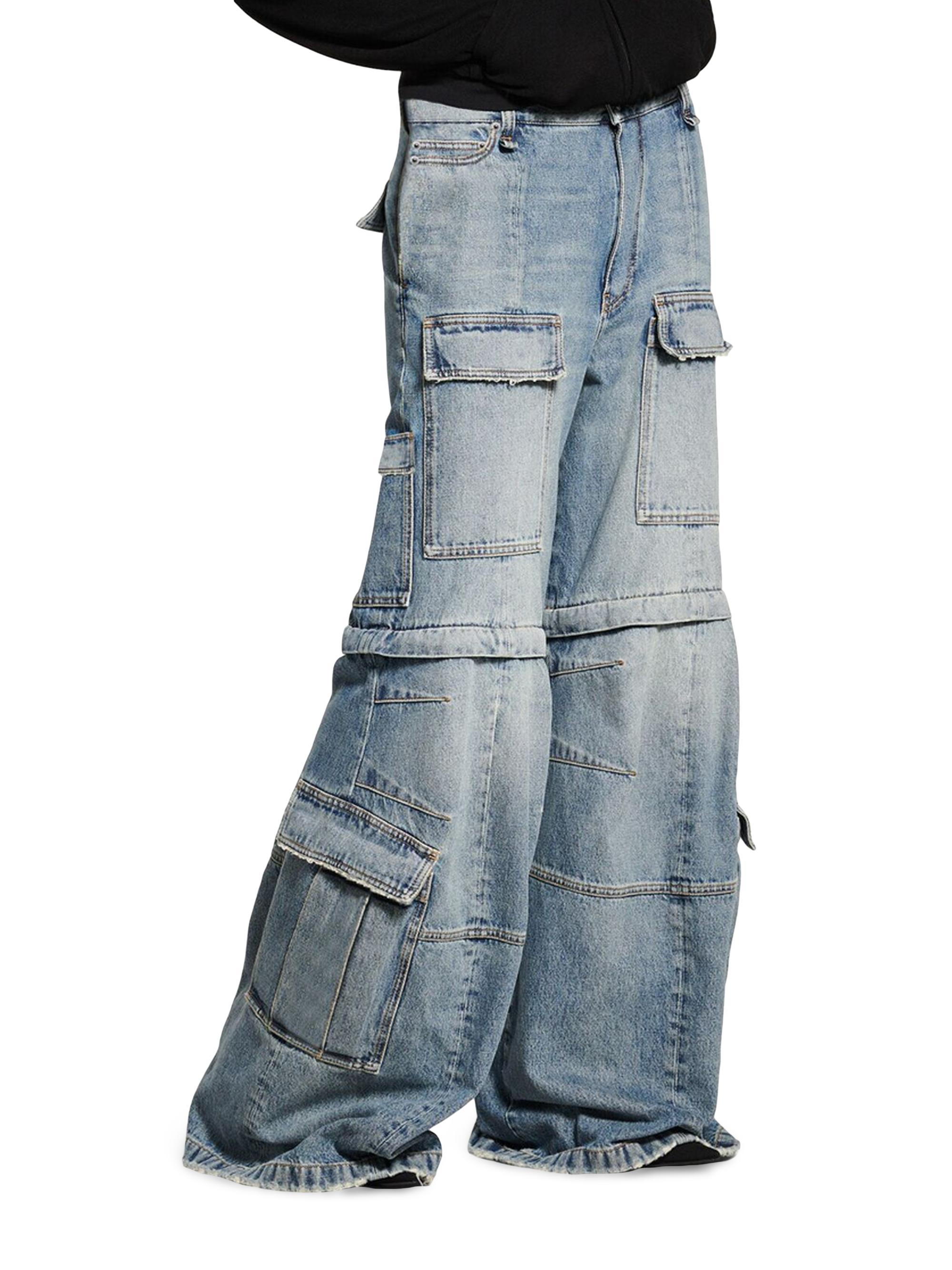 パンツ Balenciaga flared cargo denim pants Balenciaga Flared Cargo Jeans | Saks Fifth Avenue