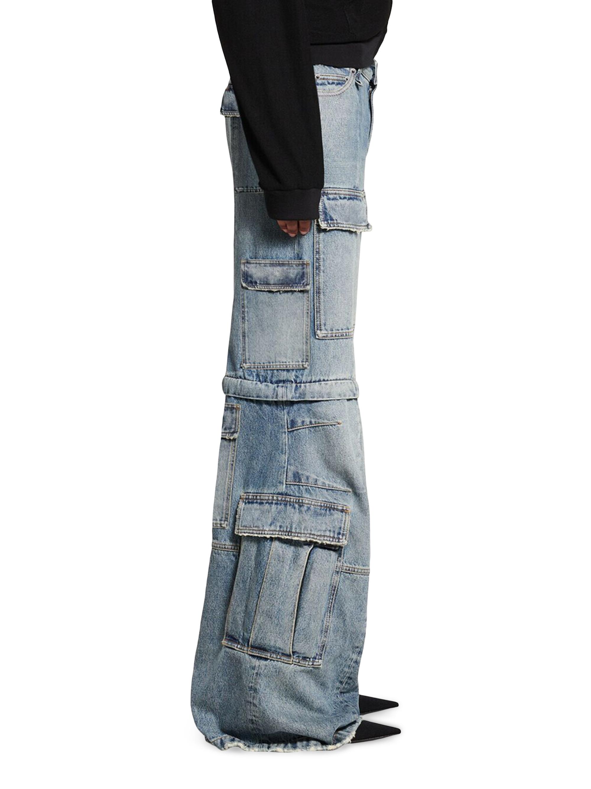 パンツ Balenciaga flared cargo denim pants BALENCIAGA | UNISEX FLARED CARGO JEANS