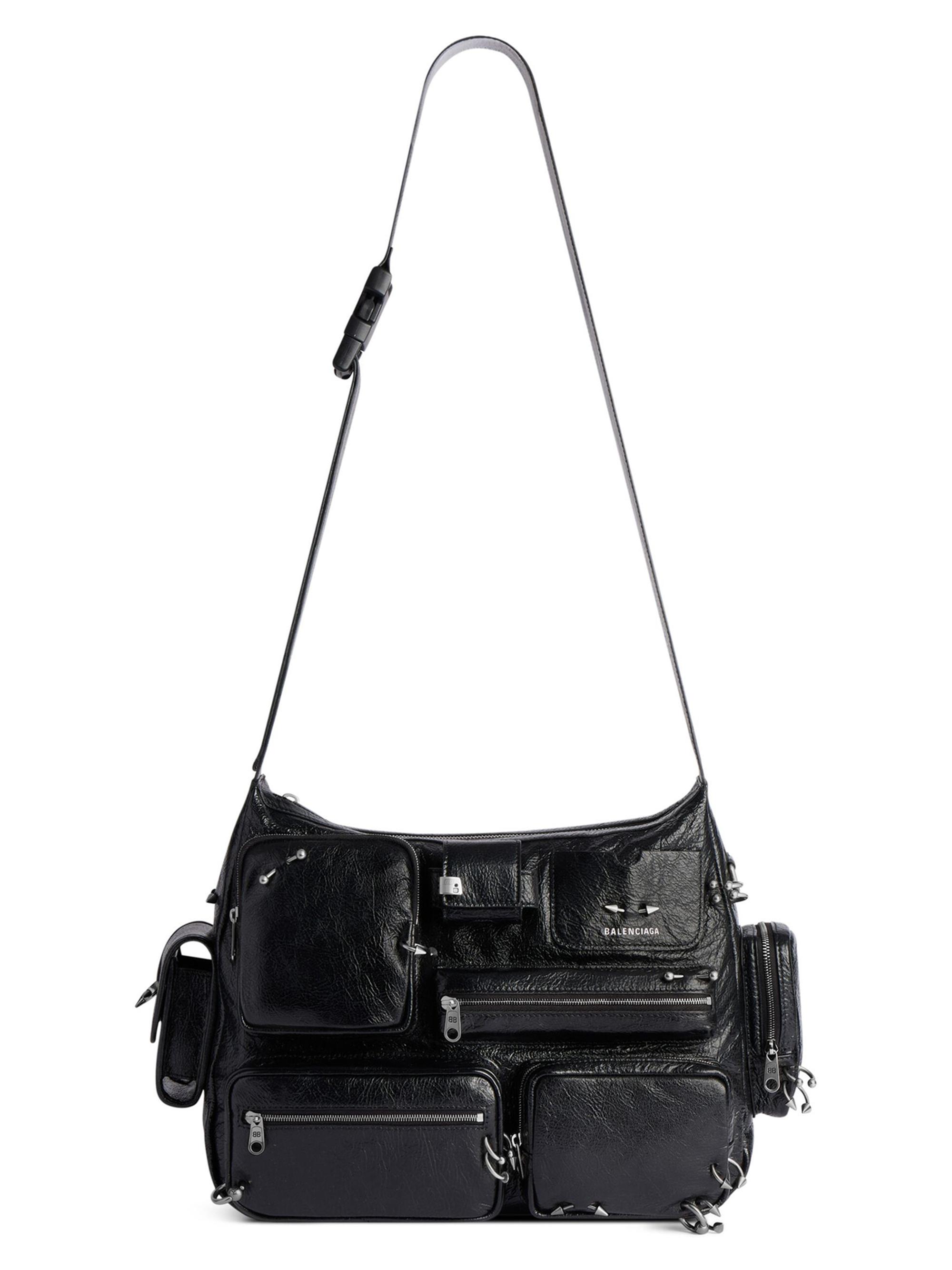 Balenciaga Superbusy Messenger Bag with Piercings | Saks Fifth Avenue