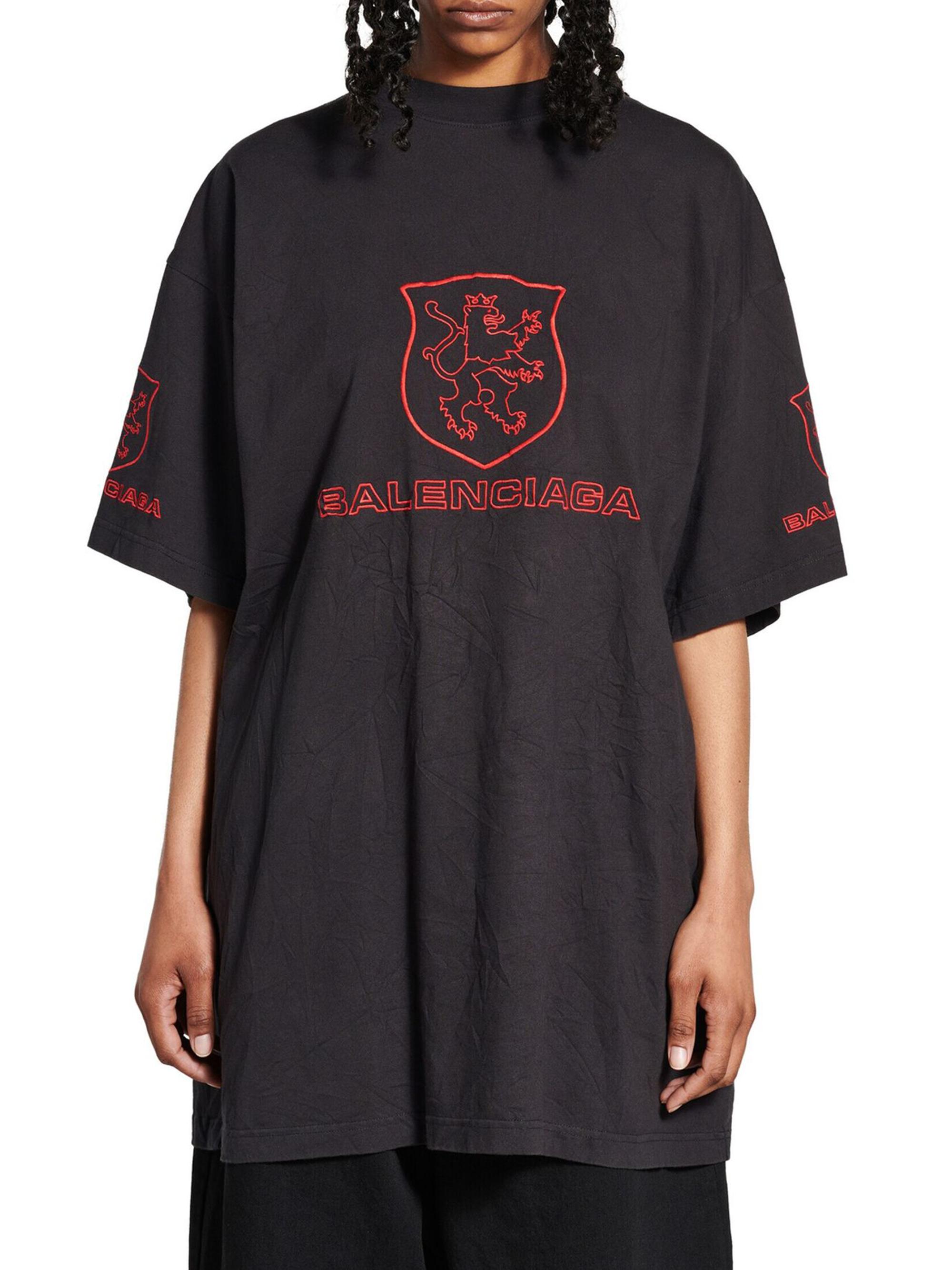 Balenciaga Lion Club T-Shirt Oversized | Saks Fifth Avenue