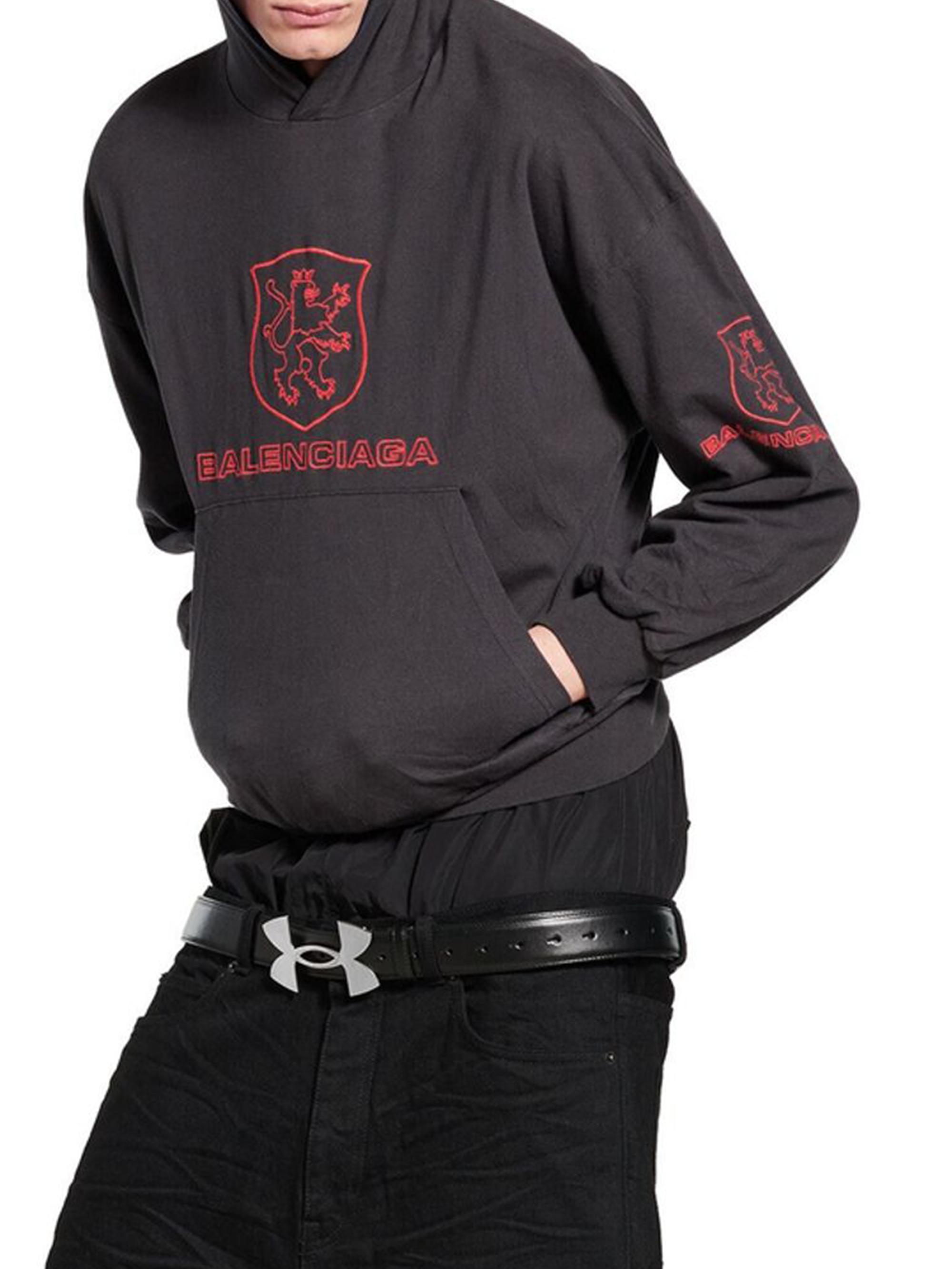 Balenciaga Lion Club Lined Hoodie Regular Fit | Saks Fifth Avenue