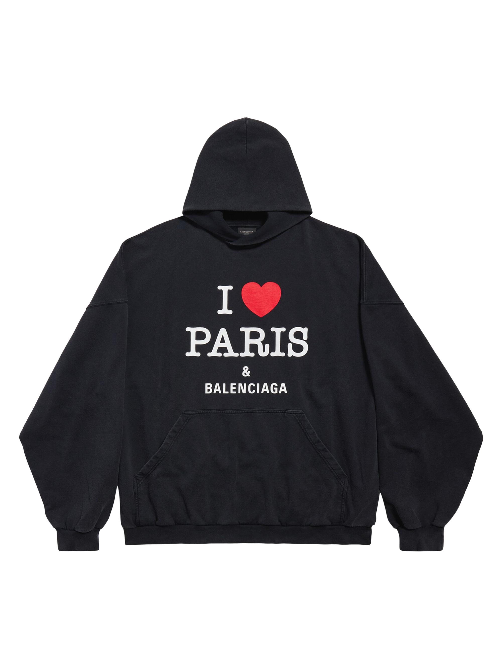 19AW BALENCIAGA PARIS HOODIE パーカー 0400022272245_BLACKFADED?wid=