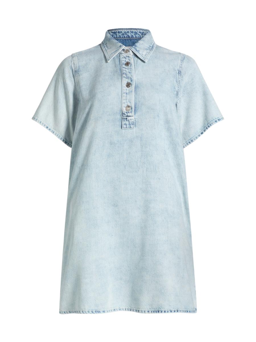 Rag & Bone Women's Ultra Featherweight Jocelyn Denim Mini Shirtdress