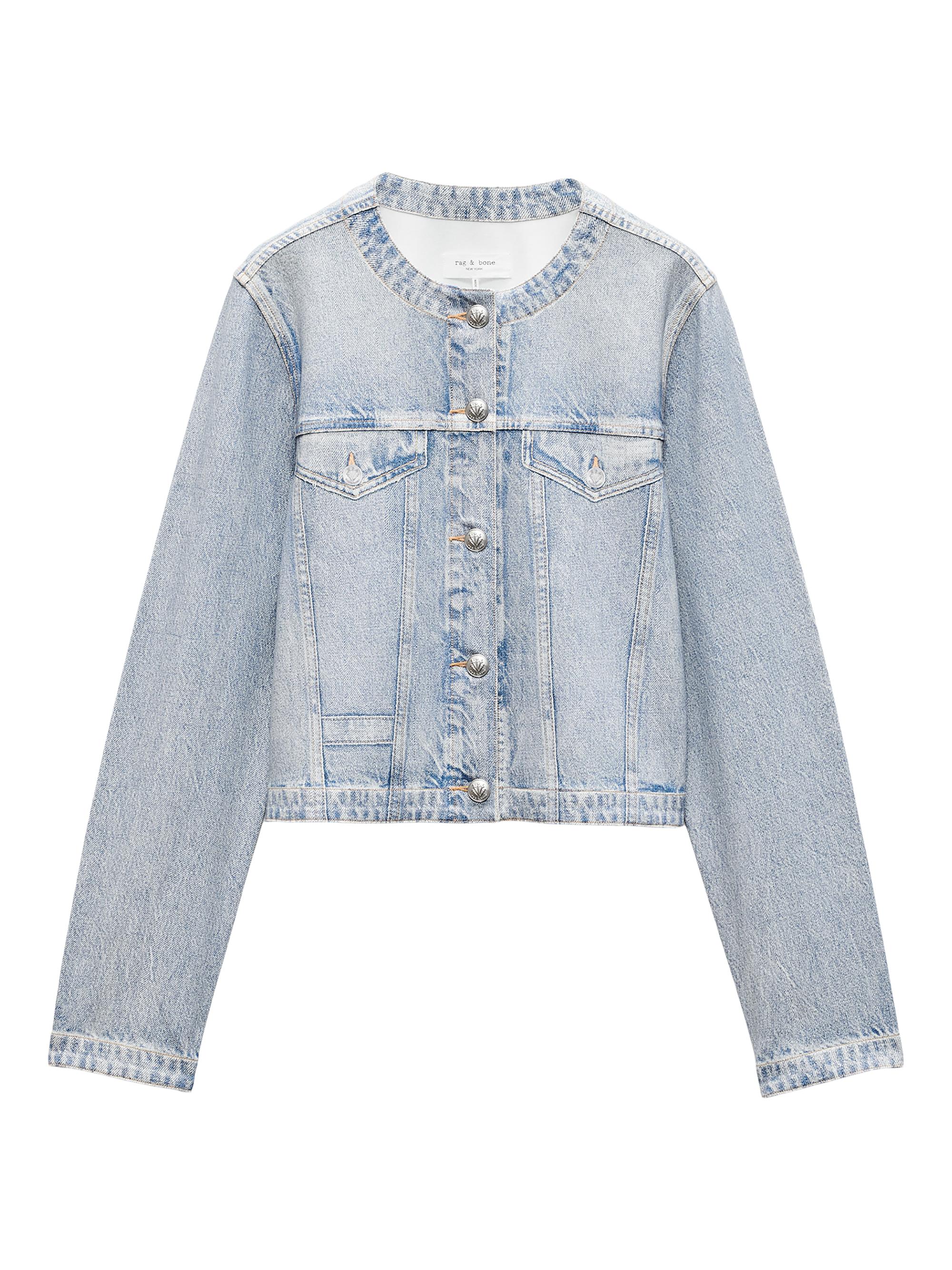 rag & bone Women's Miramar Ponte Cora Button-Front Jacket - Seaside