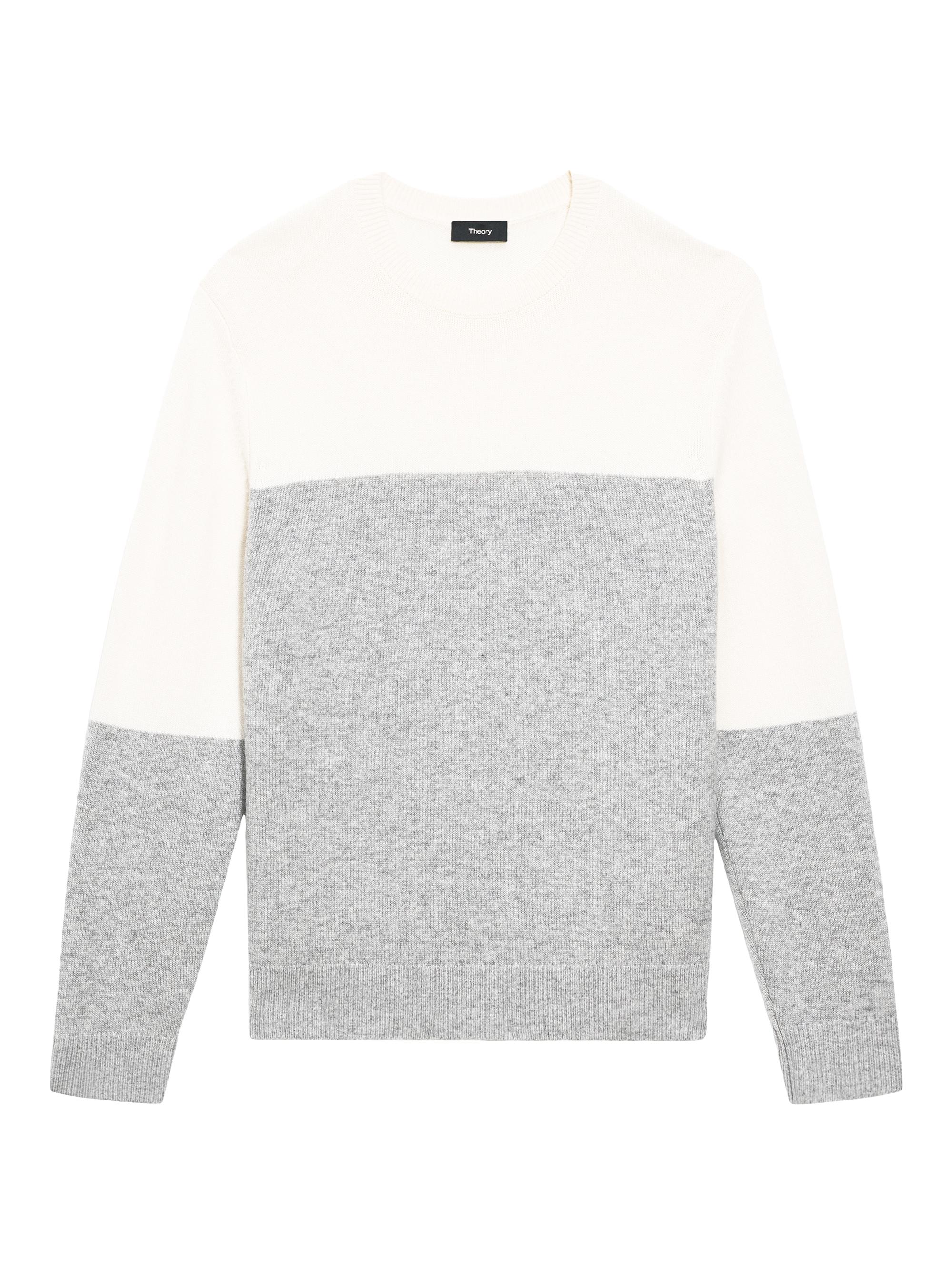 Theory Men's Hilles Montana Wool Crewneck Sweater -  Multi