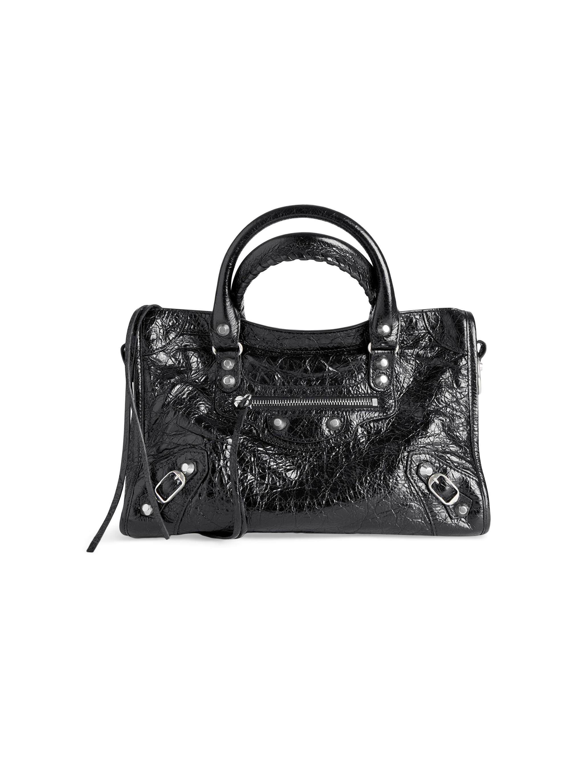 Balenciaga Neo Cagole City Handbag With Rhinestones | Saks
