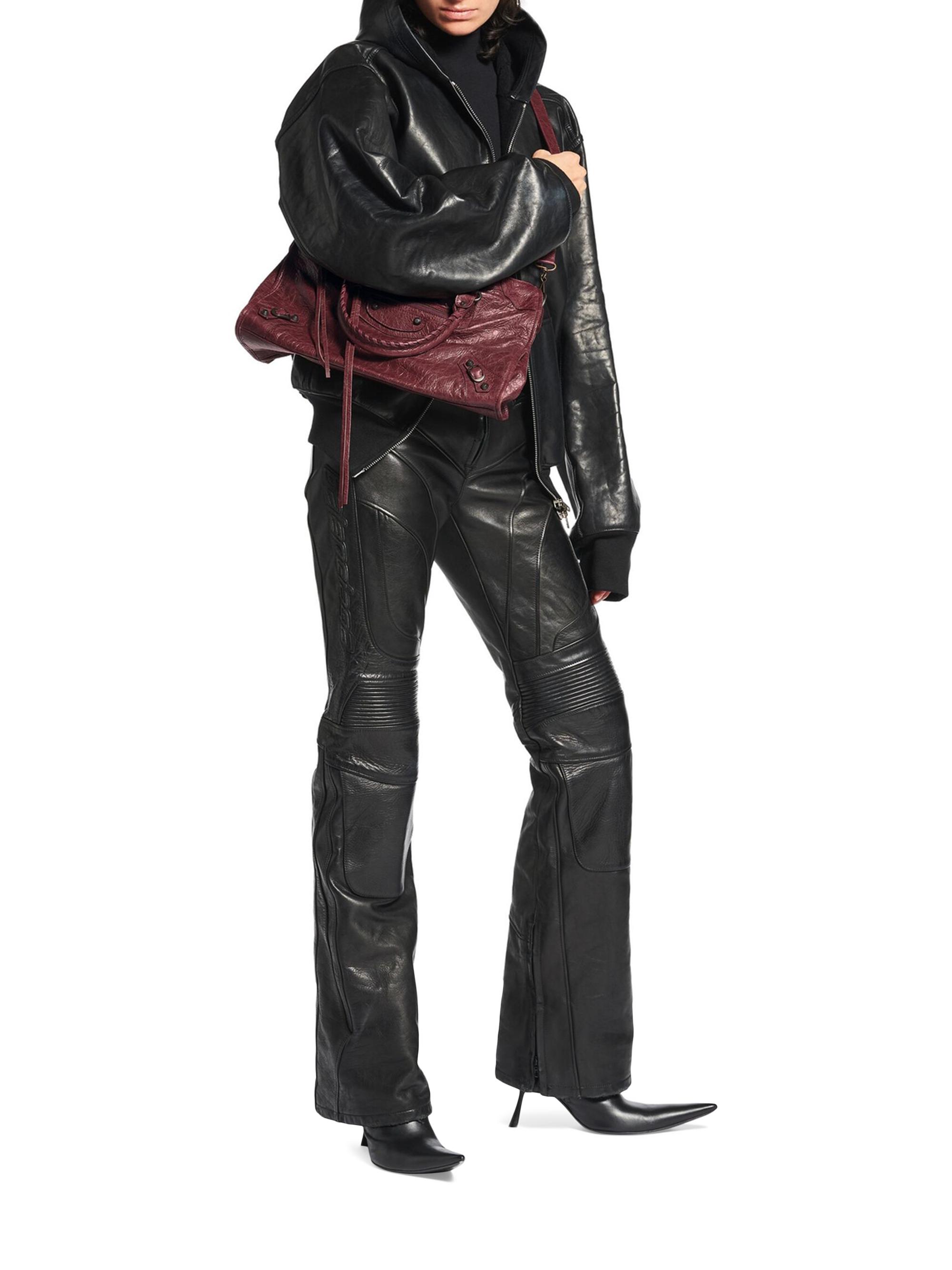 Balenciaga Women's Le City  Tote Bag - Dark Burgundy