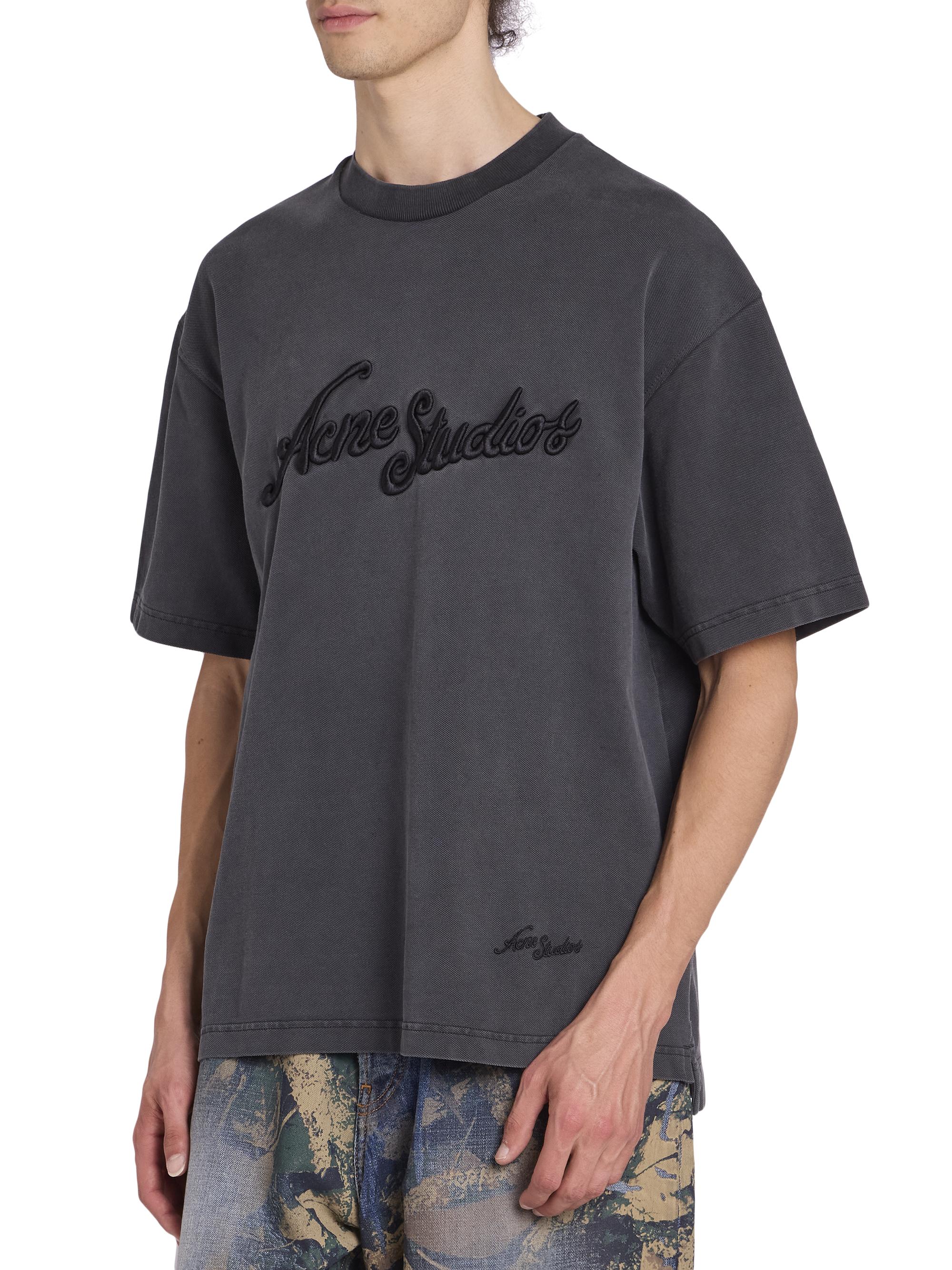 Acne Studios Exford Pique Tourist Logo T-Shirt | Saks Fifth