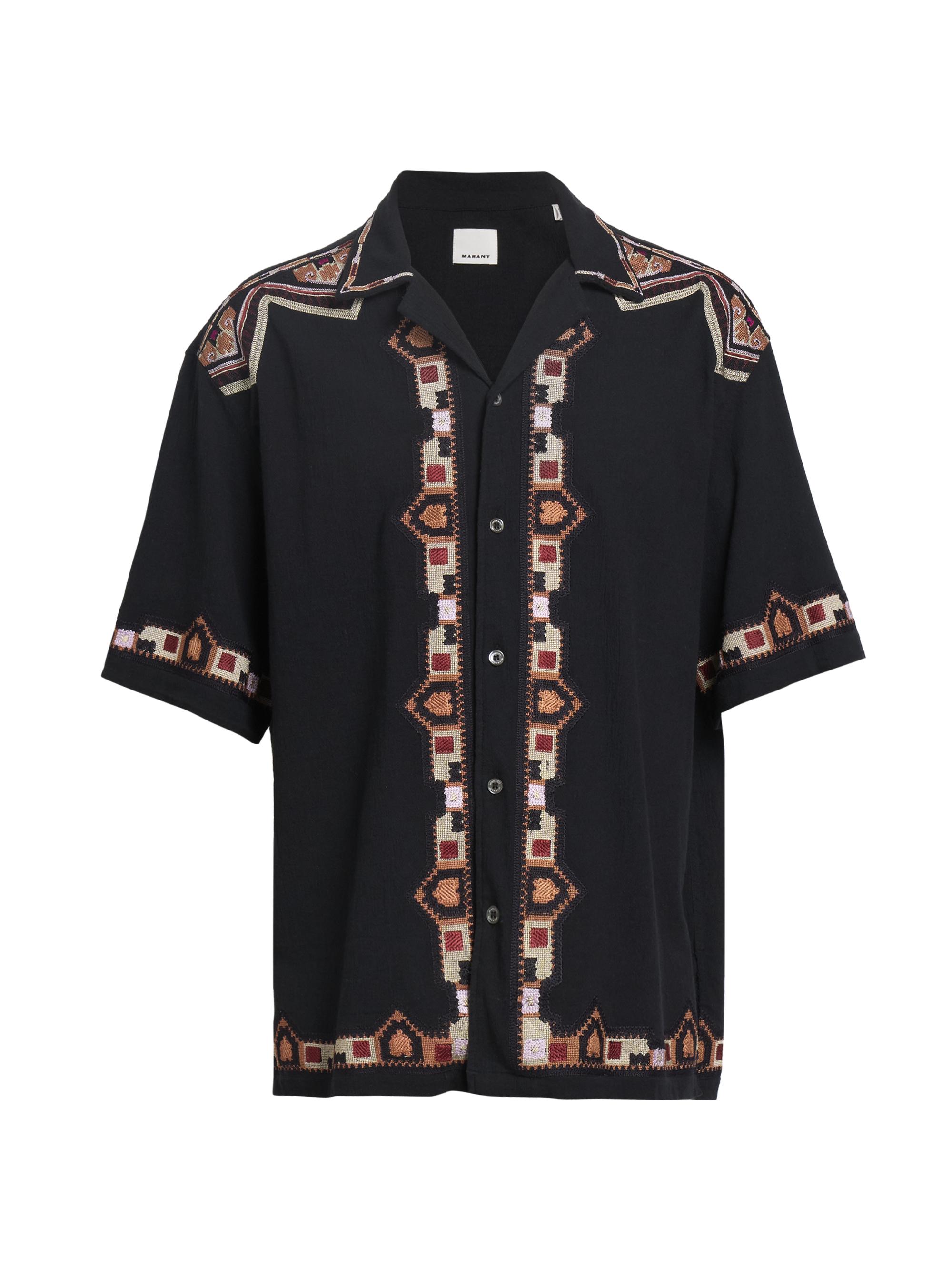 Versace Jeans Couture Chain-Link Button-Front Shirt | Saks Fifth