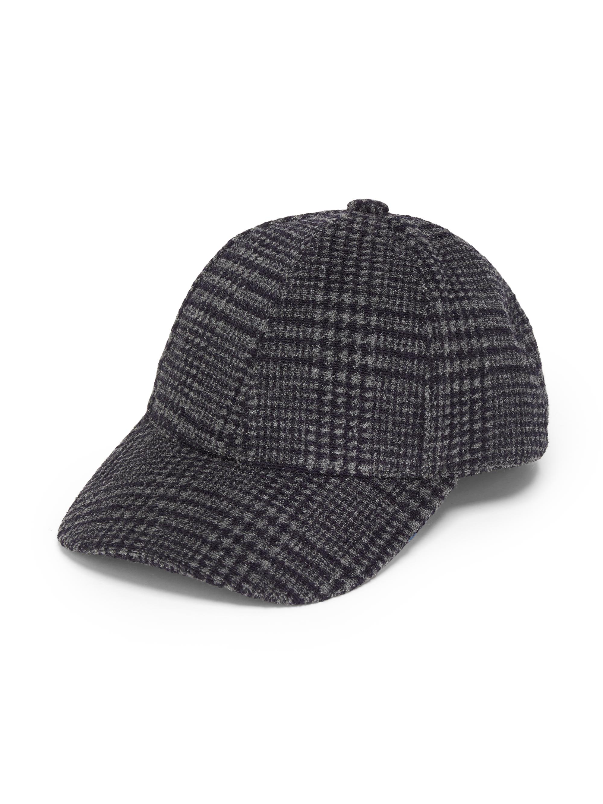 Robert Barakett Men's Plaid Baseball Cap - Navy
