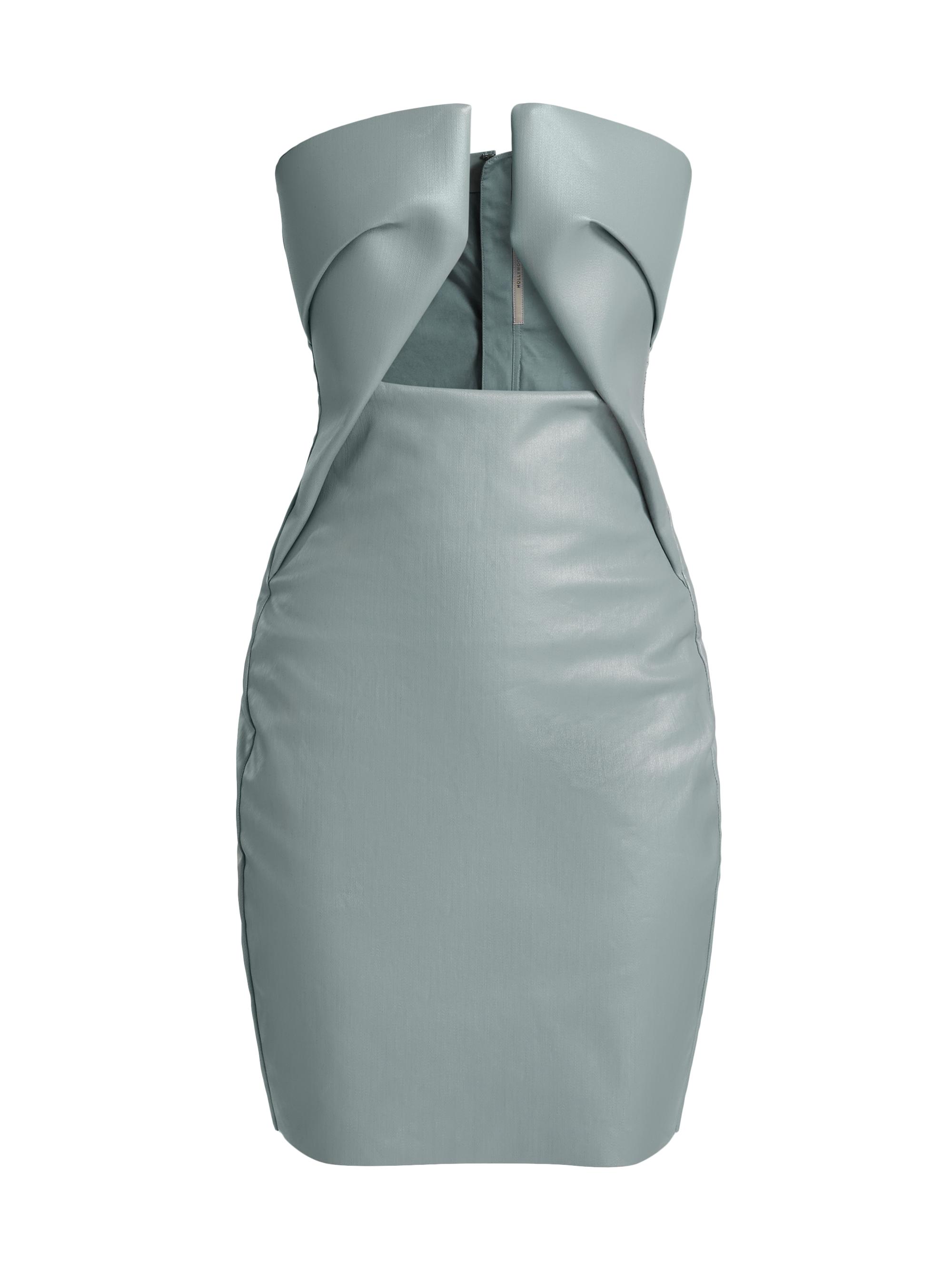 Rick Owens Women's Coated Denim Prong Minidress - Mouthwash