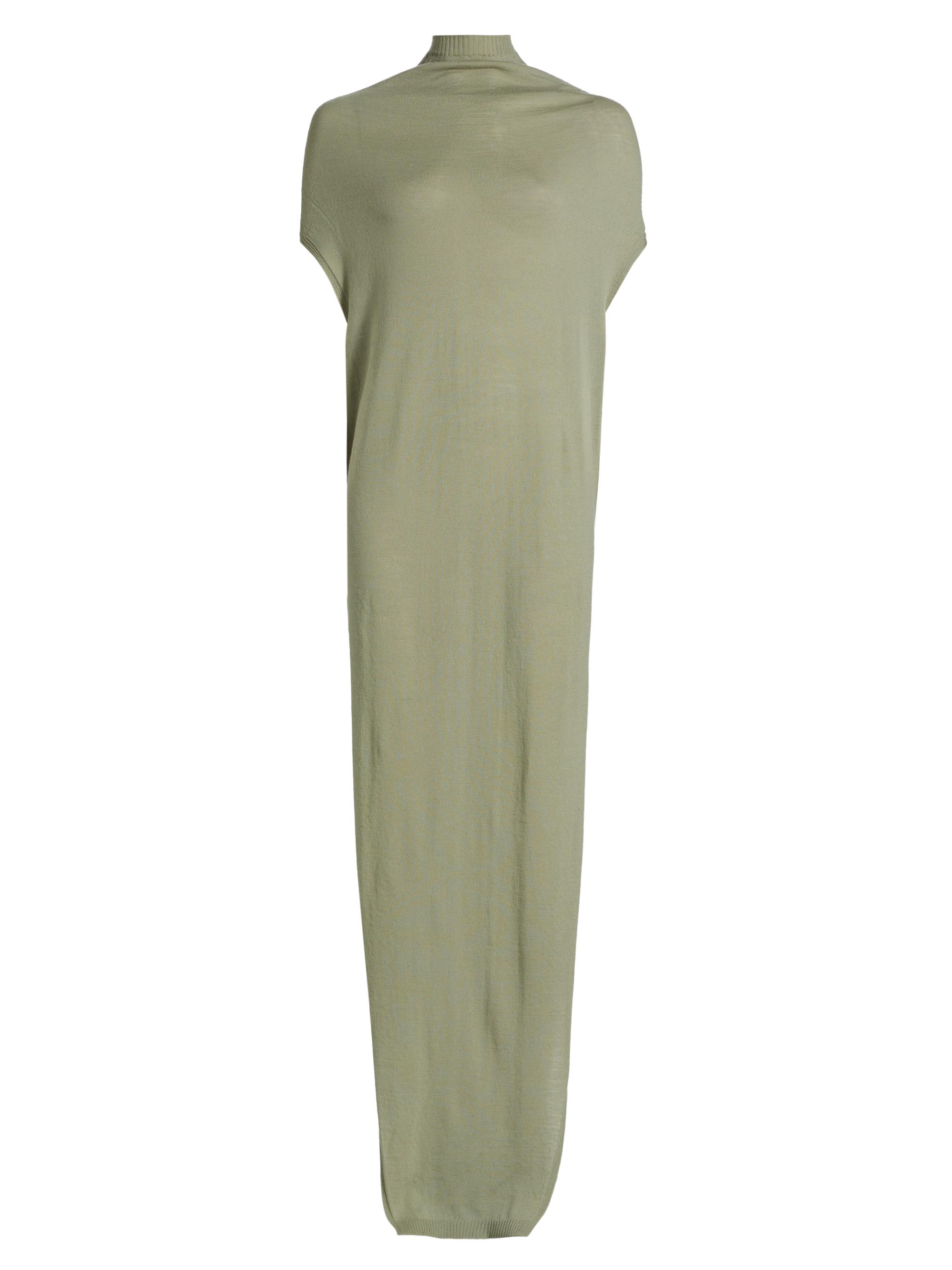 Rick Owens Women's Crater Wool Maxi Dress - Celadon