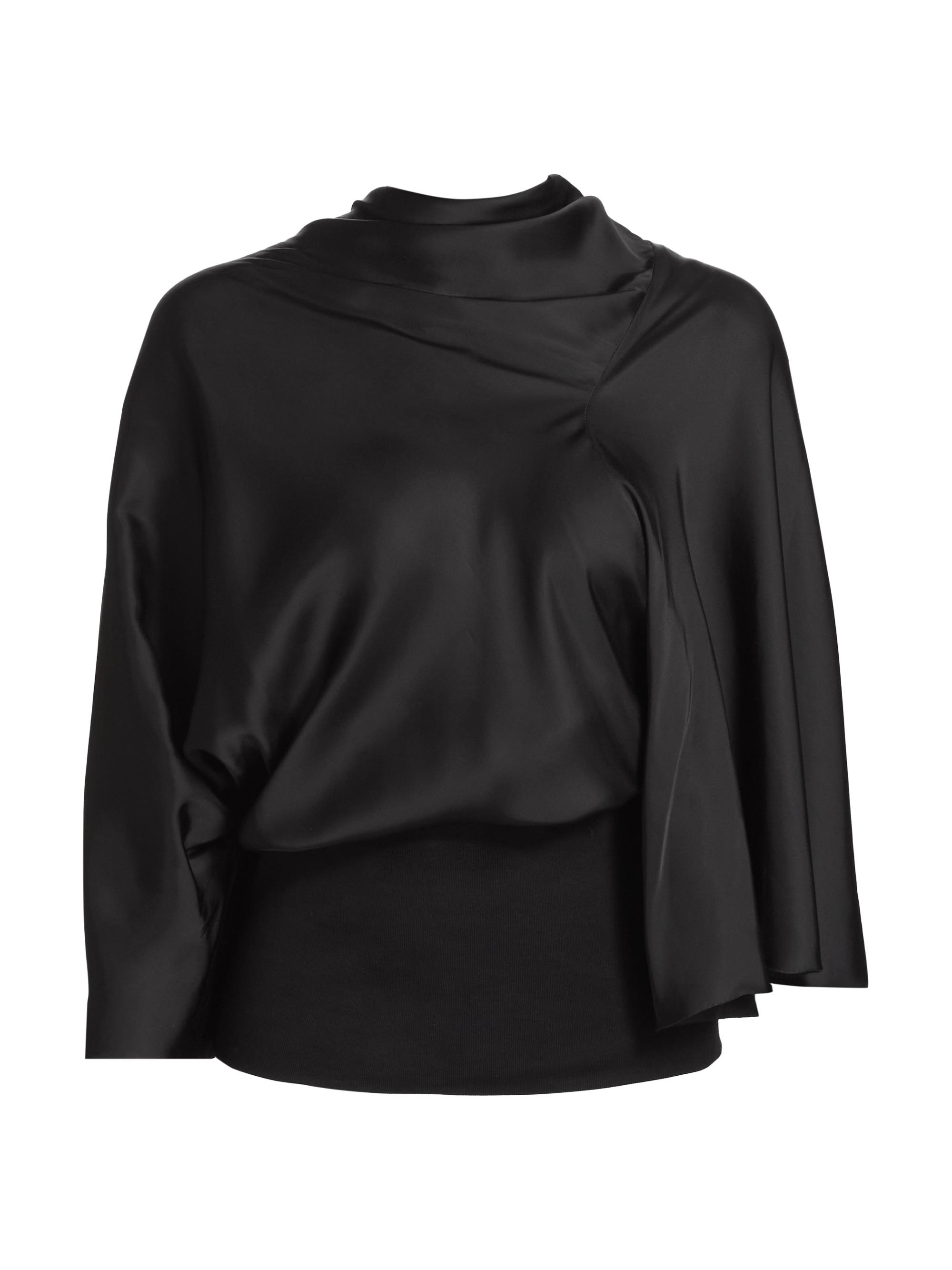 Rick Owens Women's Cylinder Satin Top - Black