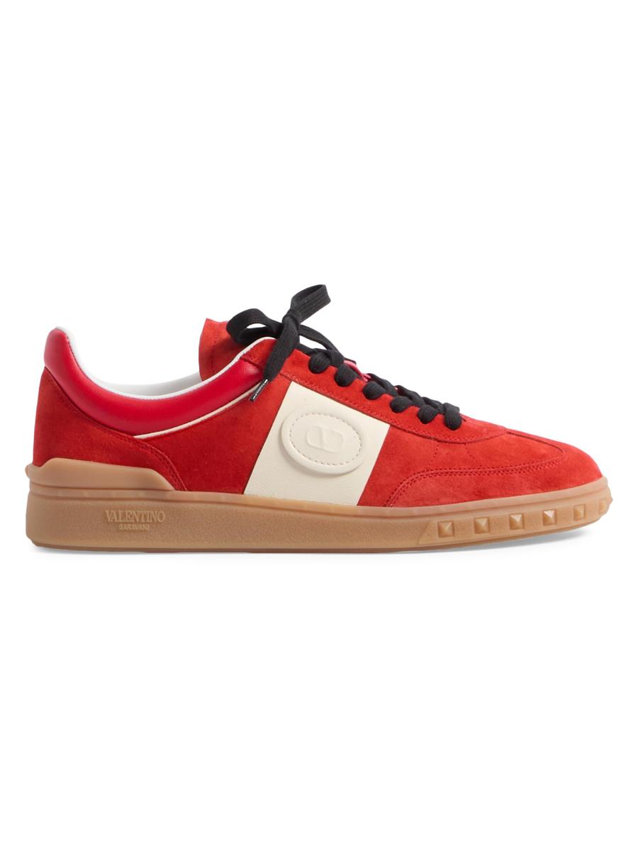Valentino Garavani Men's Upvillage Sneakers in Split Leather and