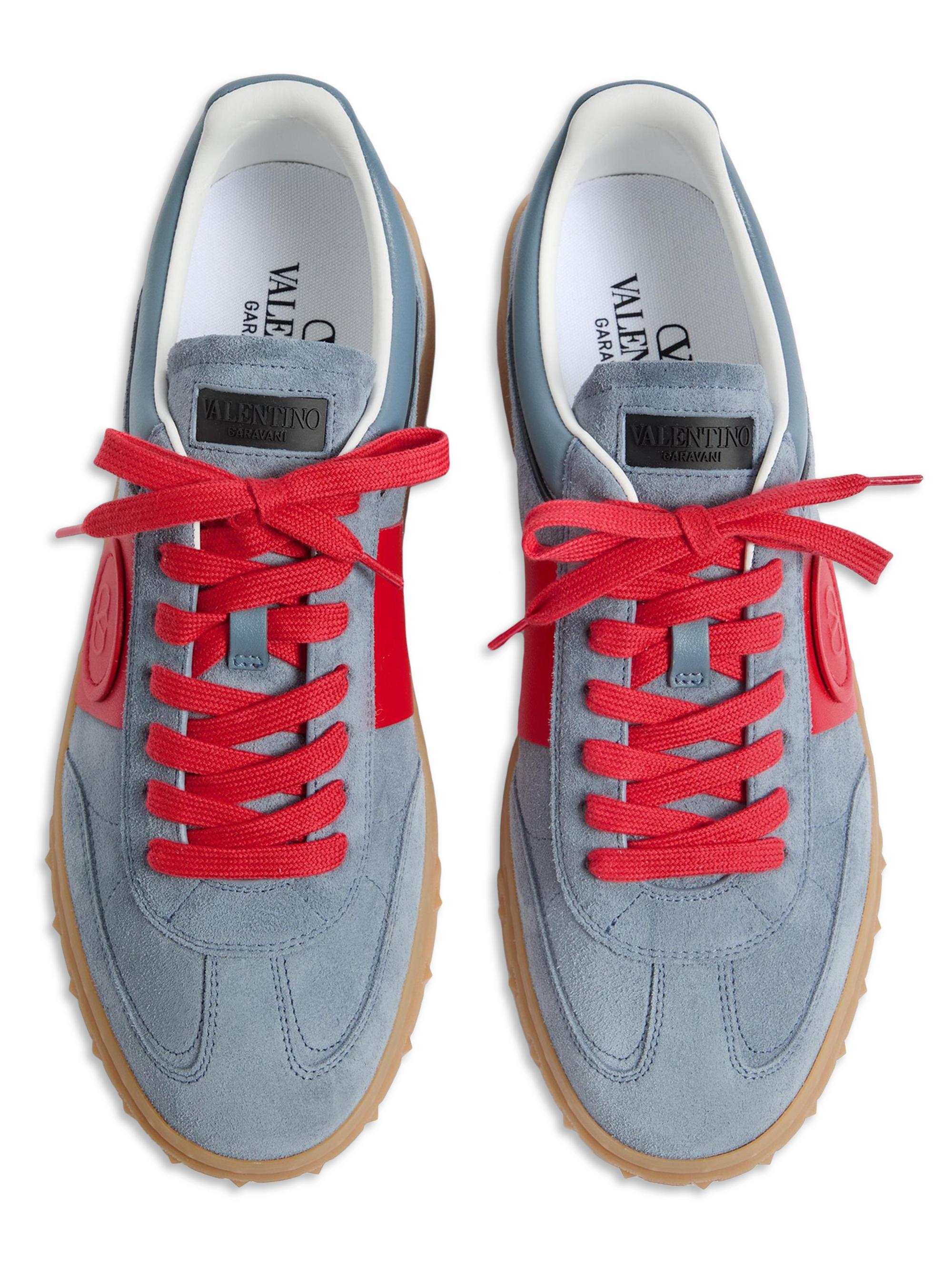 Valentino Garavani Men's Upvillage Sneakers in Split Leather and