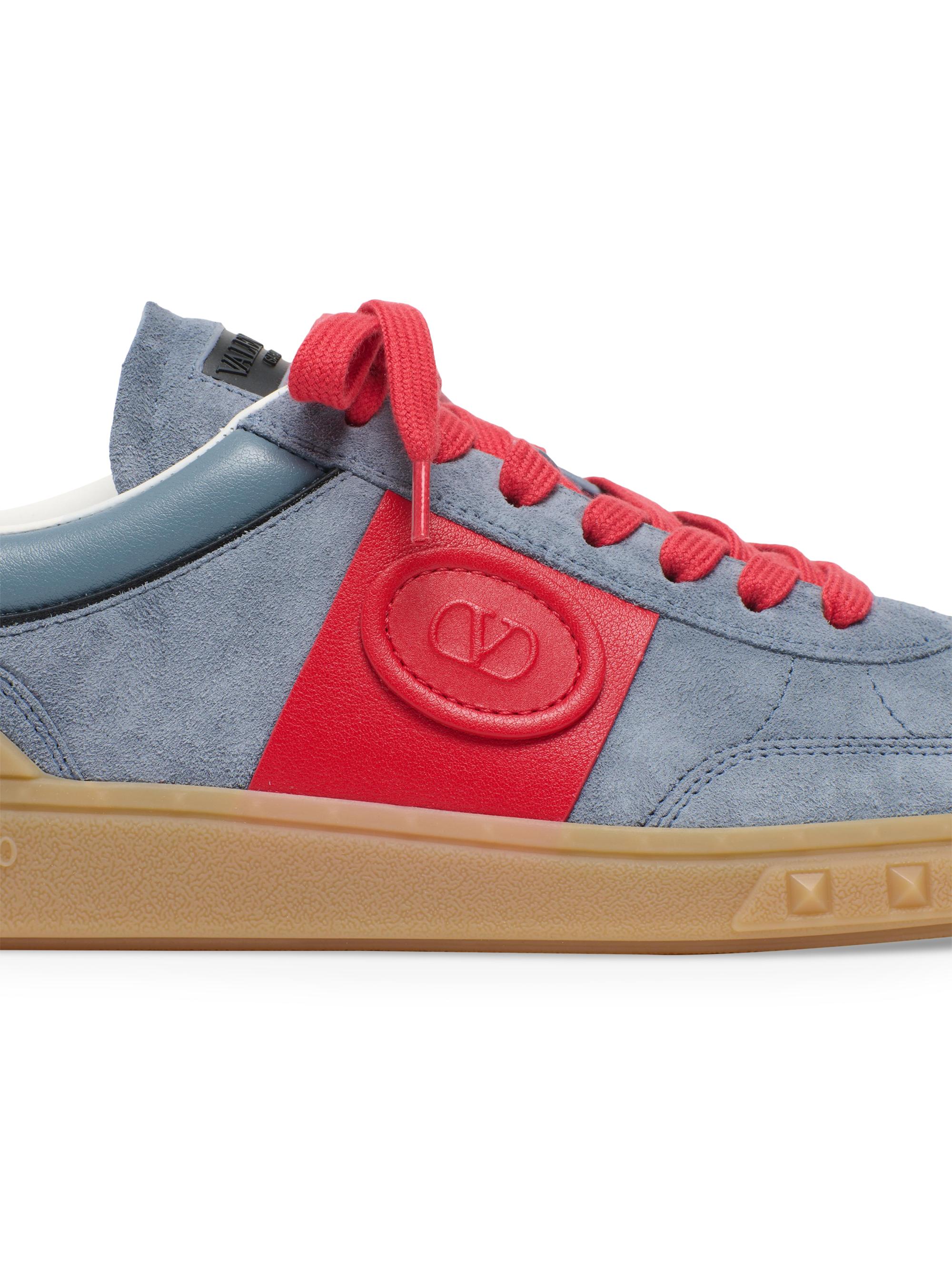 Valentino Garavani Men's Upvillage Sneakers in Split Leather and