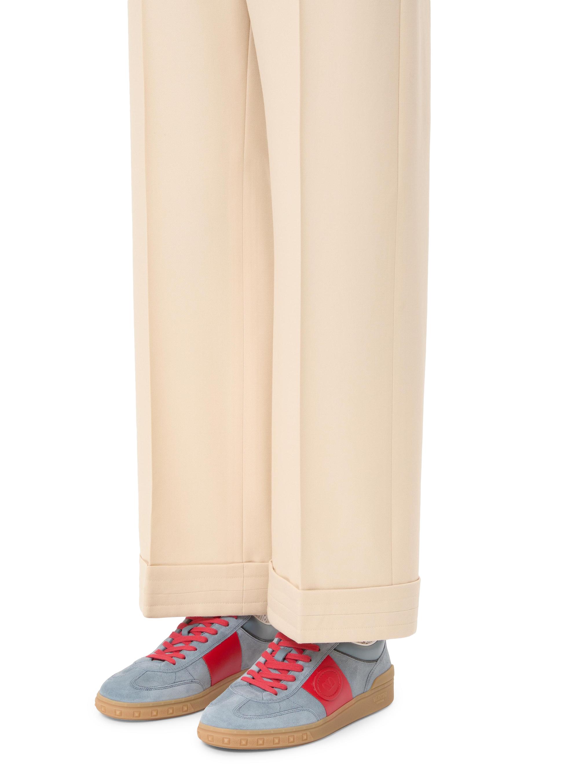 Valentino Garavani Men's Upvillage Sneakers in Split Leather and