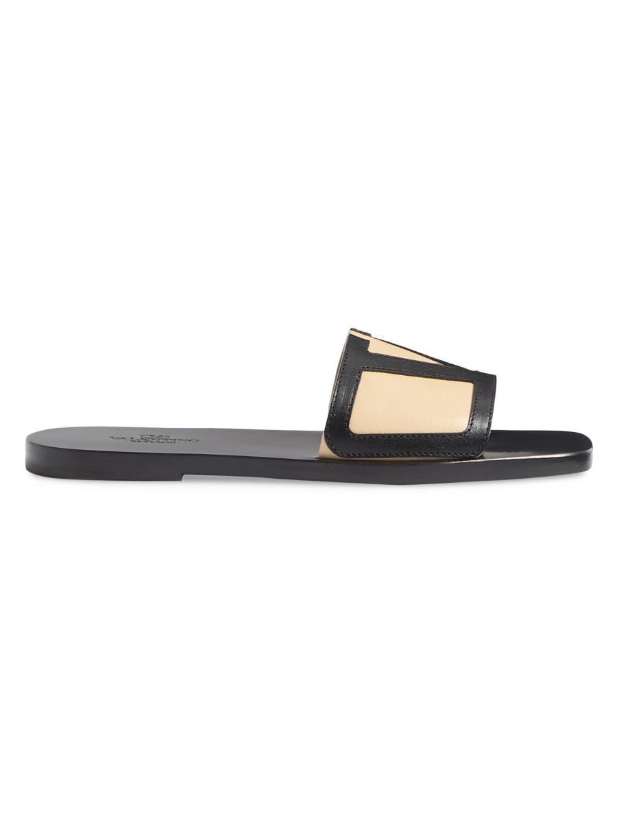 Valentino Garavani Viva Superstar Slide Sandals in Nappa