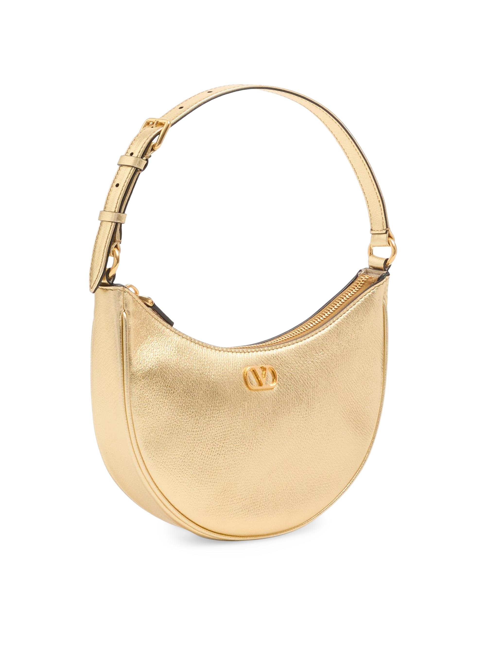 Valentino Garavani VLogo Signature Mini Hobo Bag in Laminated