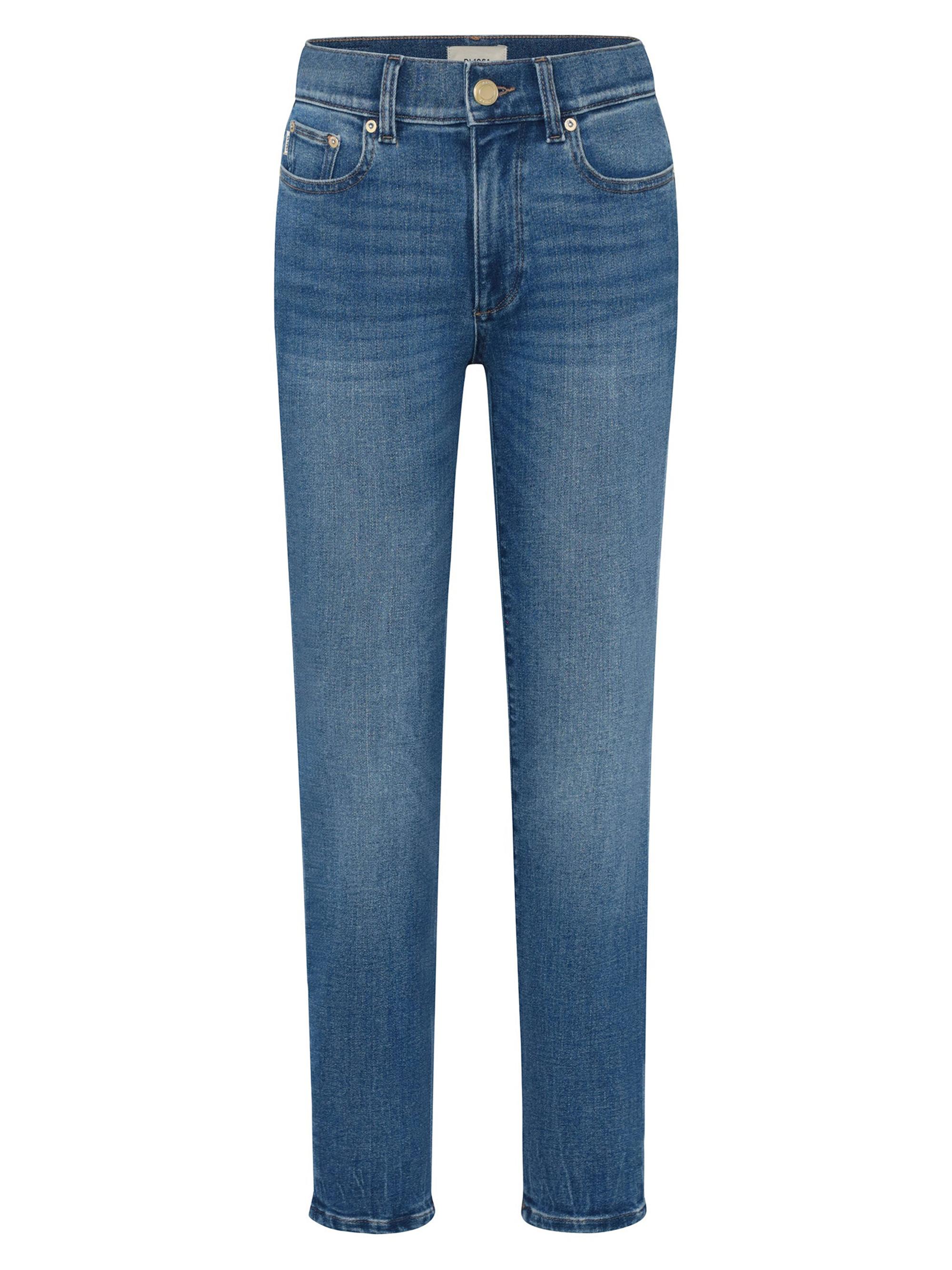 DL1961 Premium Denim Women's Florence Skinny Mid Rise Instasculpt Ankle Jeans - Palm Springs