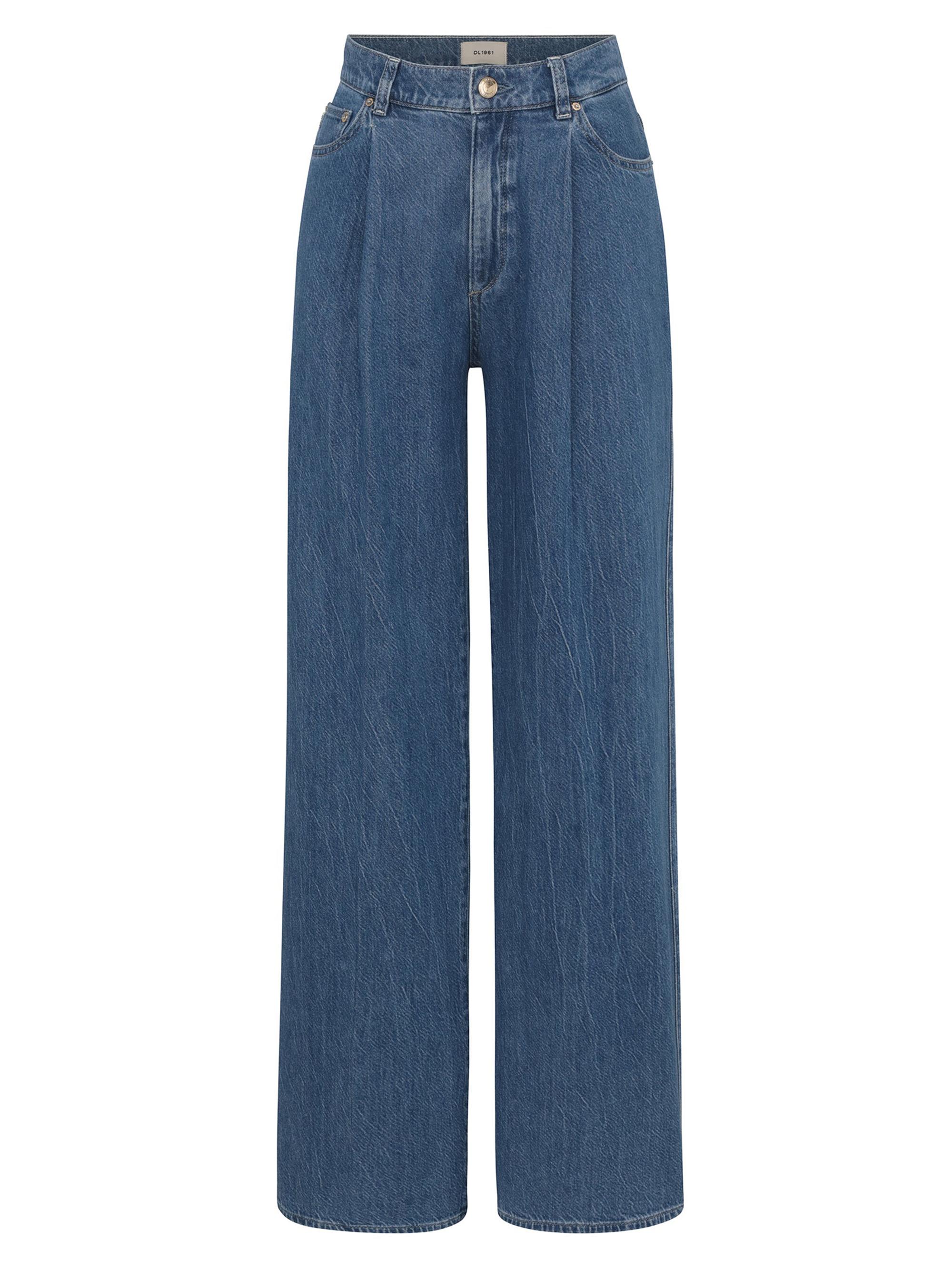 DL1961 Premium Denim DL Aura Isabel Wide Leg Mid Rise Jeans | Saks