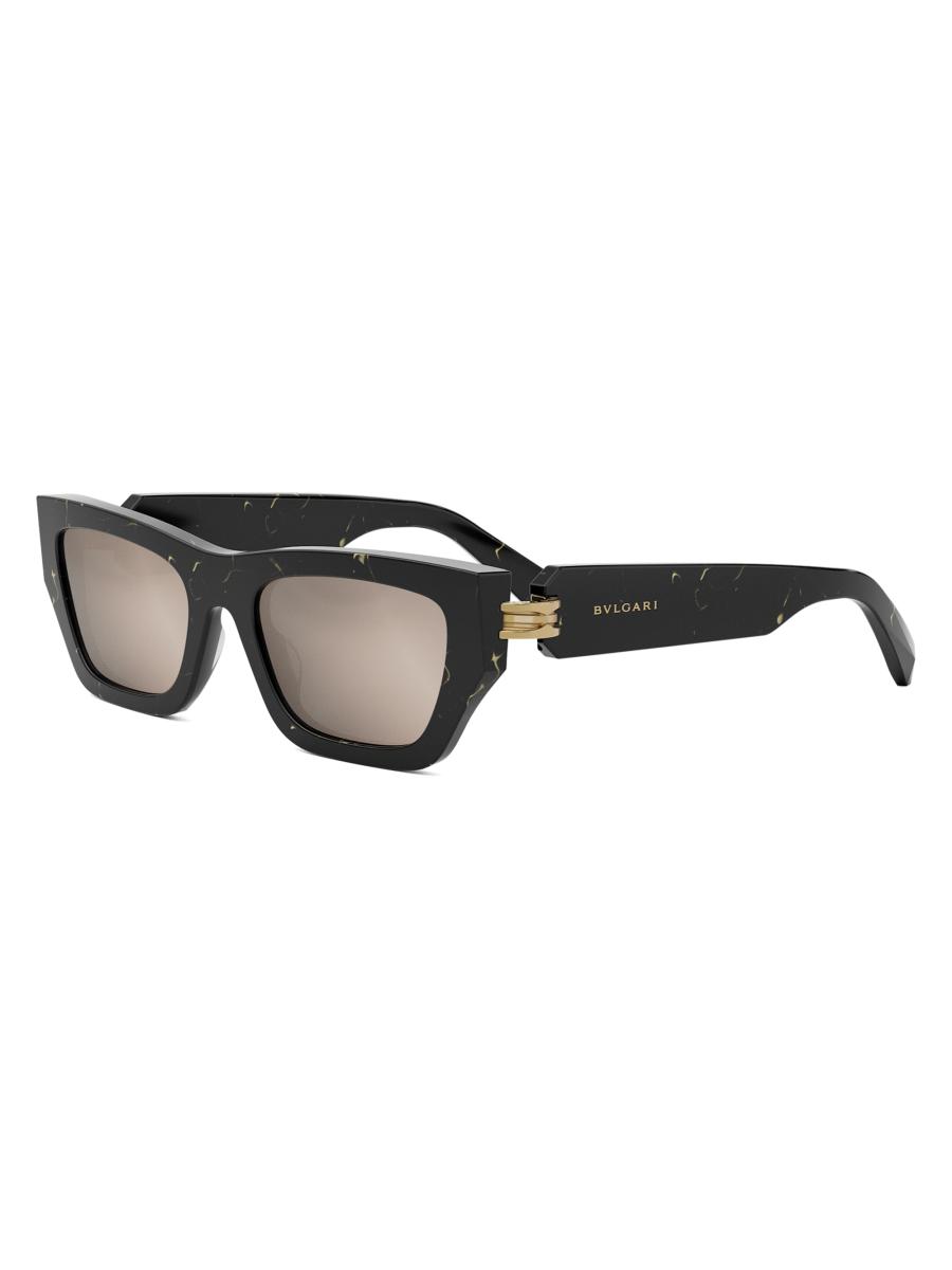 BVLGARI B.zero1 54MM Rectangular Sunglasses | Saks Fifth Avenue