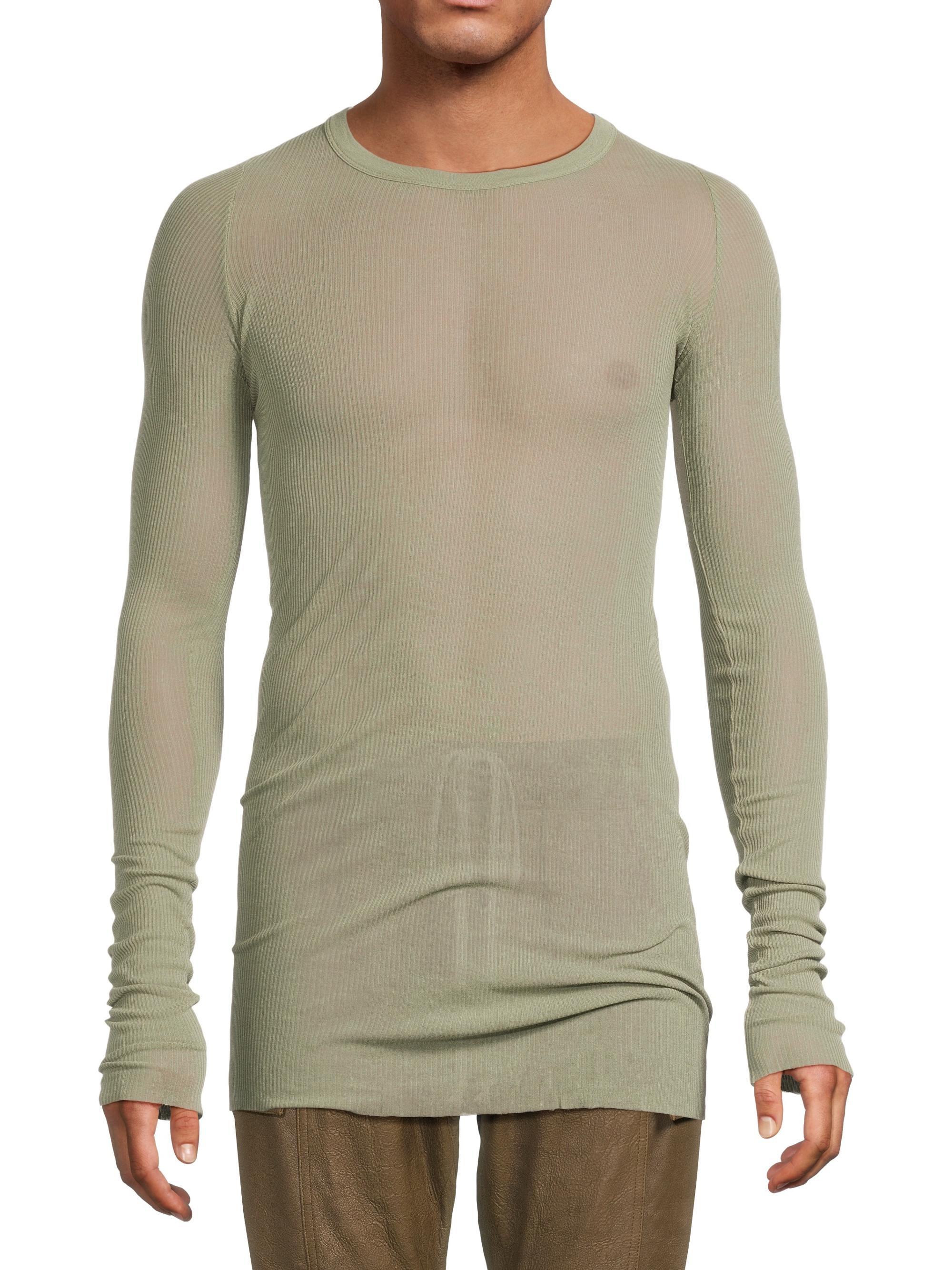 Julius カットソー　Rick owens Rick Owens Drkshdw Ramones Low Mint Green Corduroy Sneakers