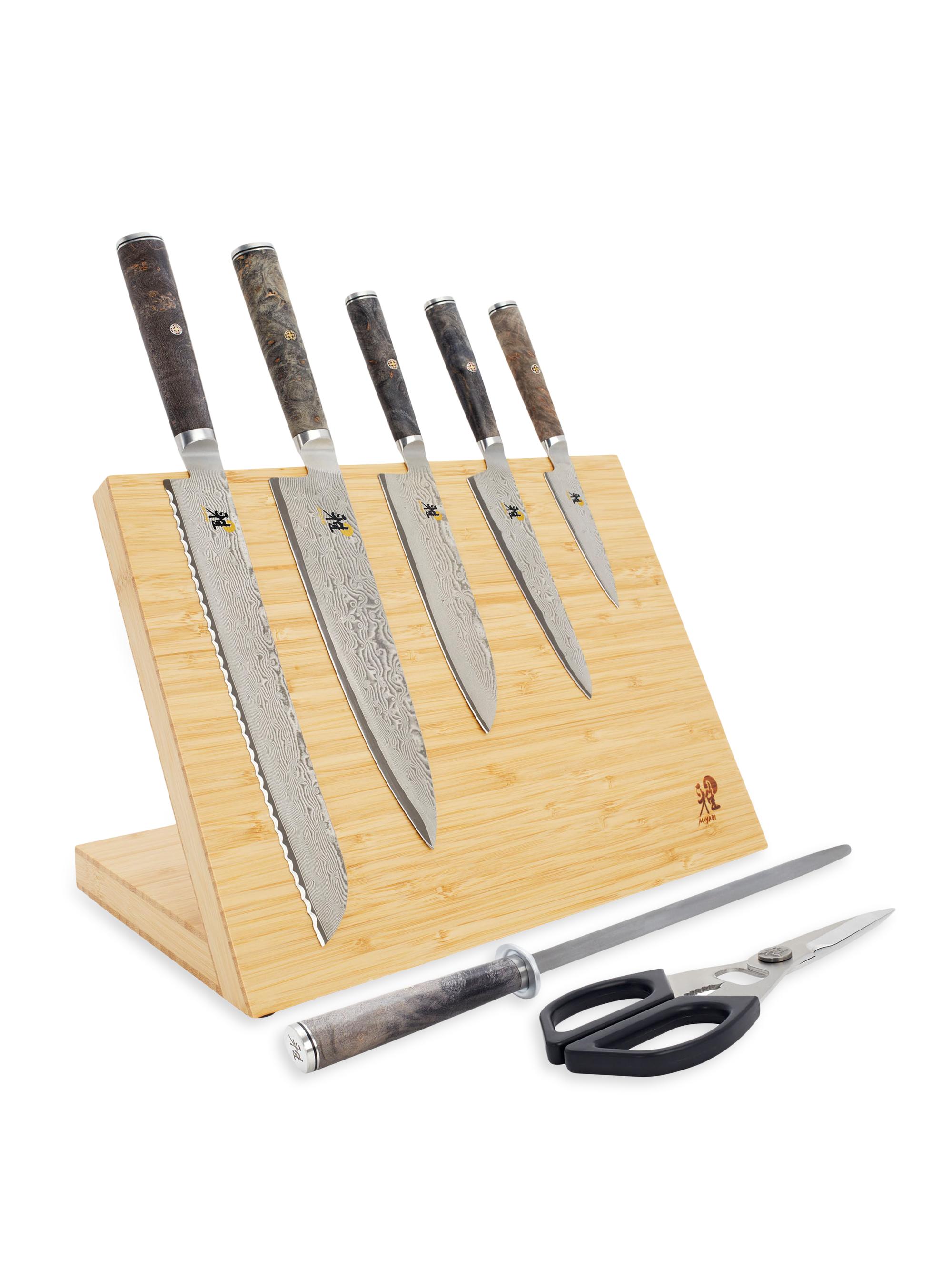 Birchwood SG2 7 Piece Knife Block Set
