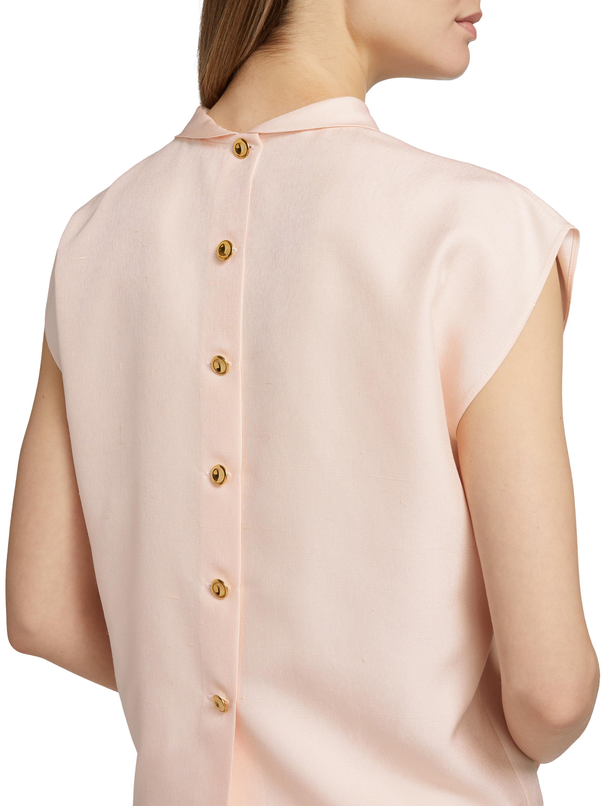 Loro Piana シルク バンドカラーシャツ 46 Loro Piana Janice Silk Shirt | Saks Fifth Avenue