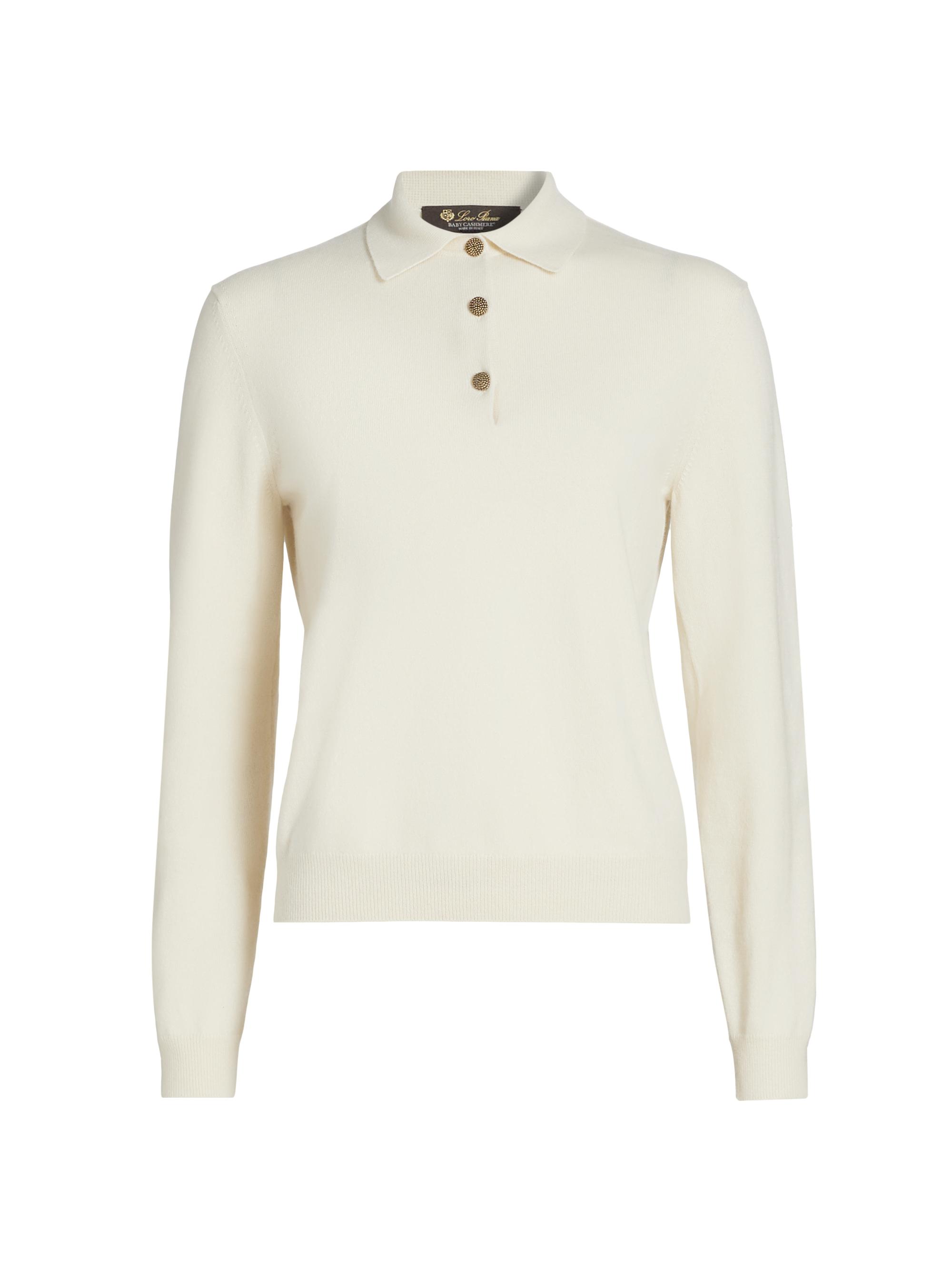 Loro Piana Classic Baby Cashmere Polo Shirt Saks Fifth Avenue