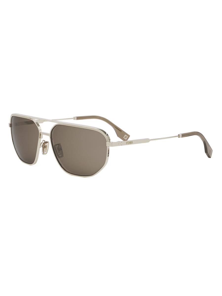 Fendi Fendi Travel 61MM Rectangular Sunglasses | Saks Fifth Avenue