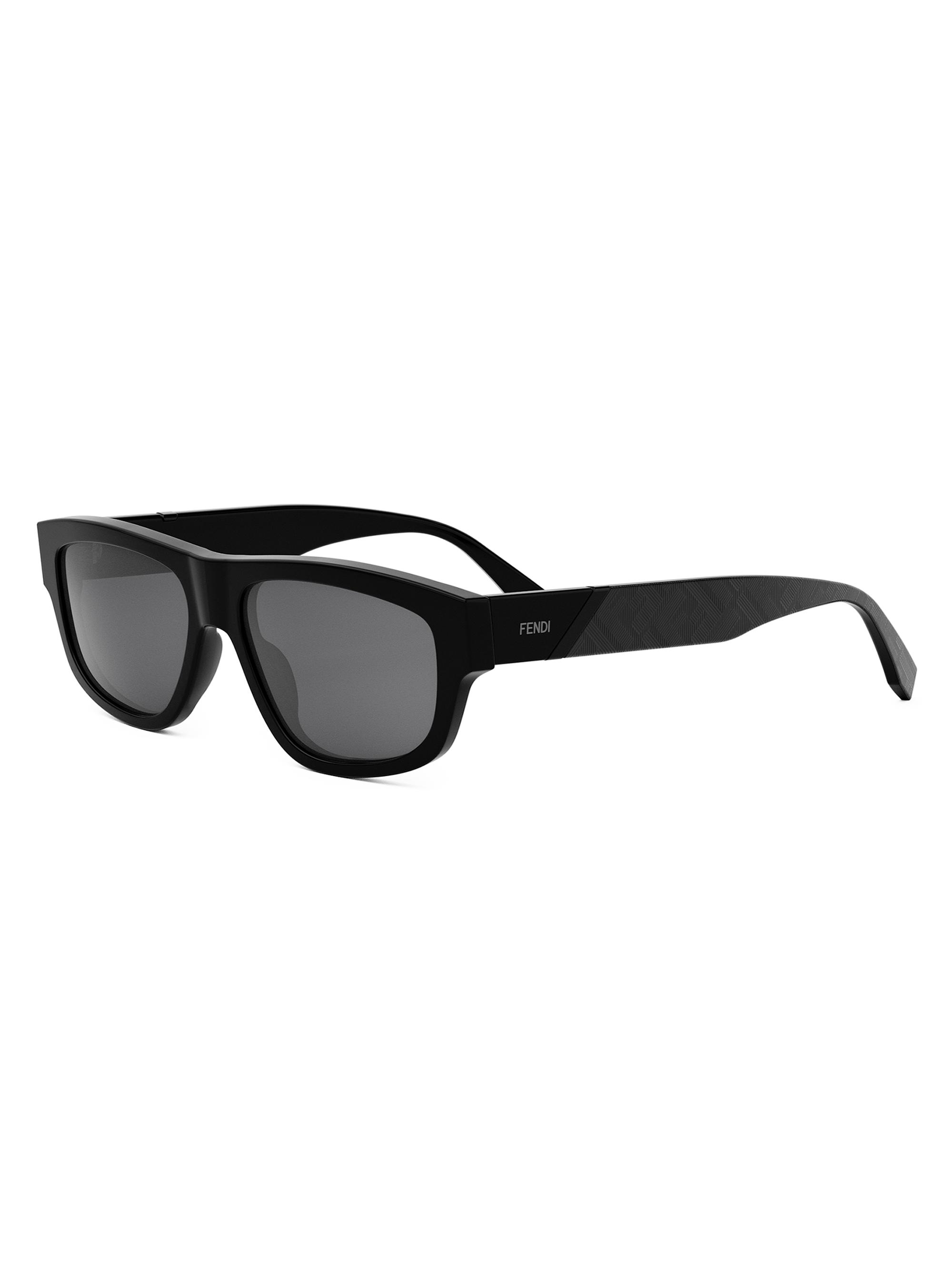 Fendi Fendigraphy 55MM Square Sunglasses | Saks Fifth Avenue
