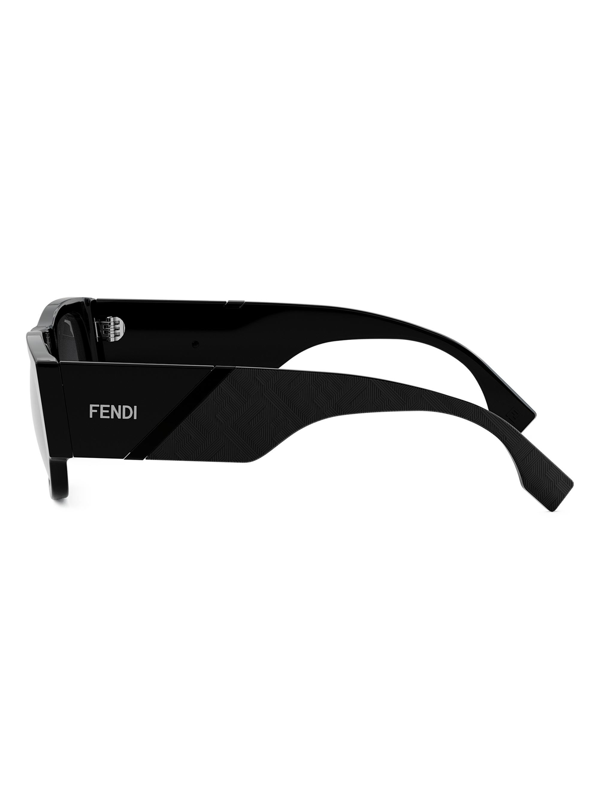 Fendi Fendi Diagonal 54MM Rectangular Sunglasses | Saks Fifth Avenue