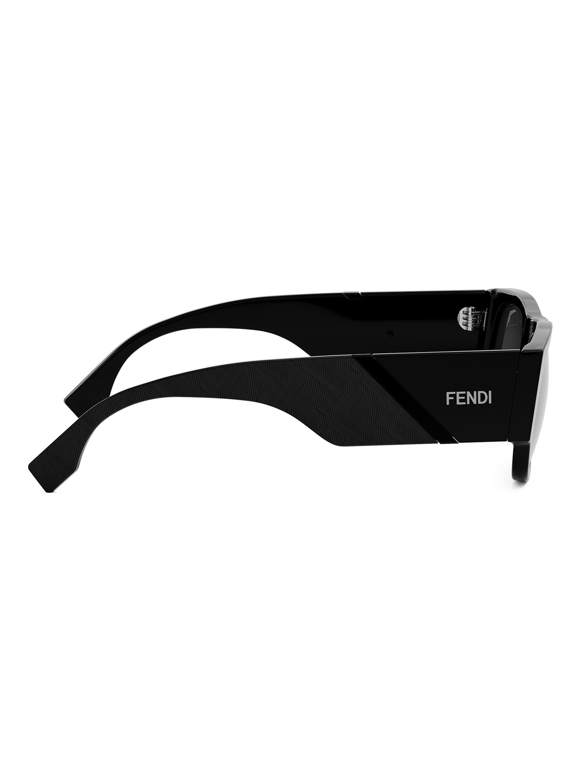 Fendi Fendi Diagonal 54MM Rectangular Sunglasses | Saks Fifth Avenue