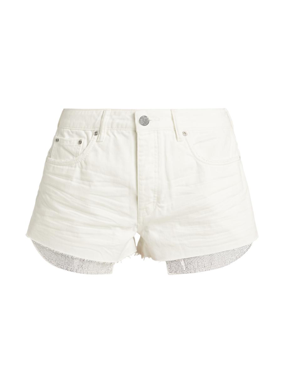 Purple Brand Denim Rhinestone Cutoff Shorts | Saks Fifth Avenue