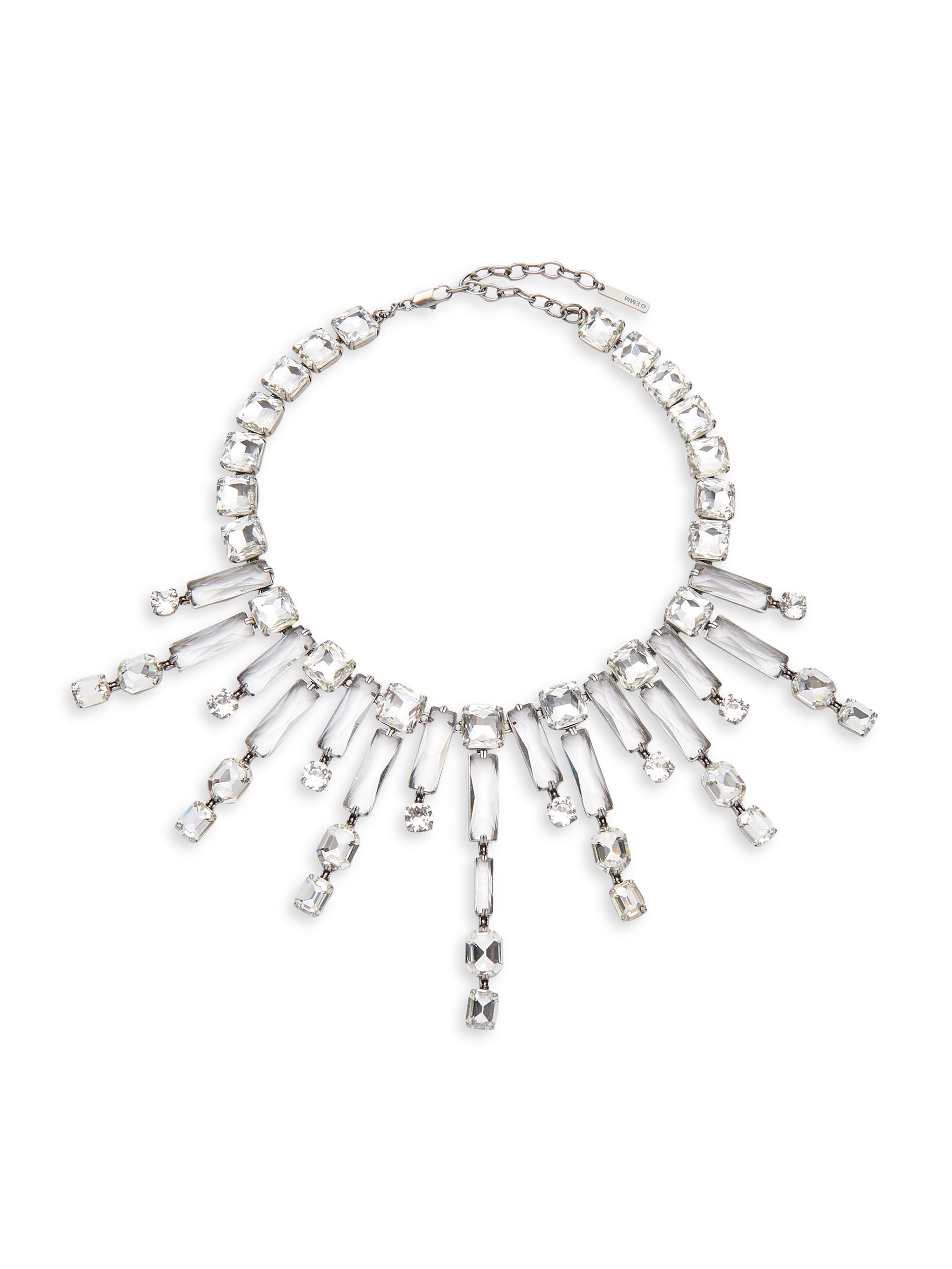 Lele Sadoughi Women's  x Marilyn Monroe Antique Silvertone & Crystal Statement Necklace - Crystal