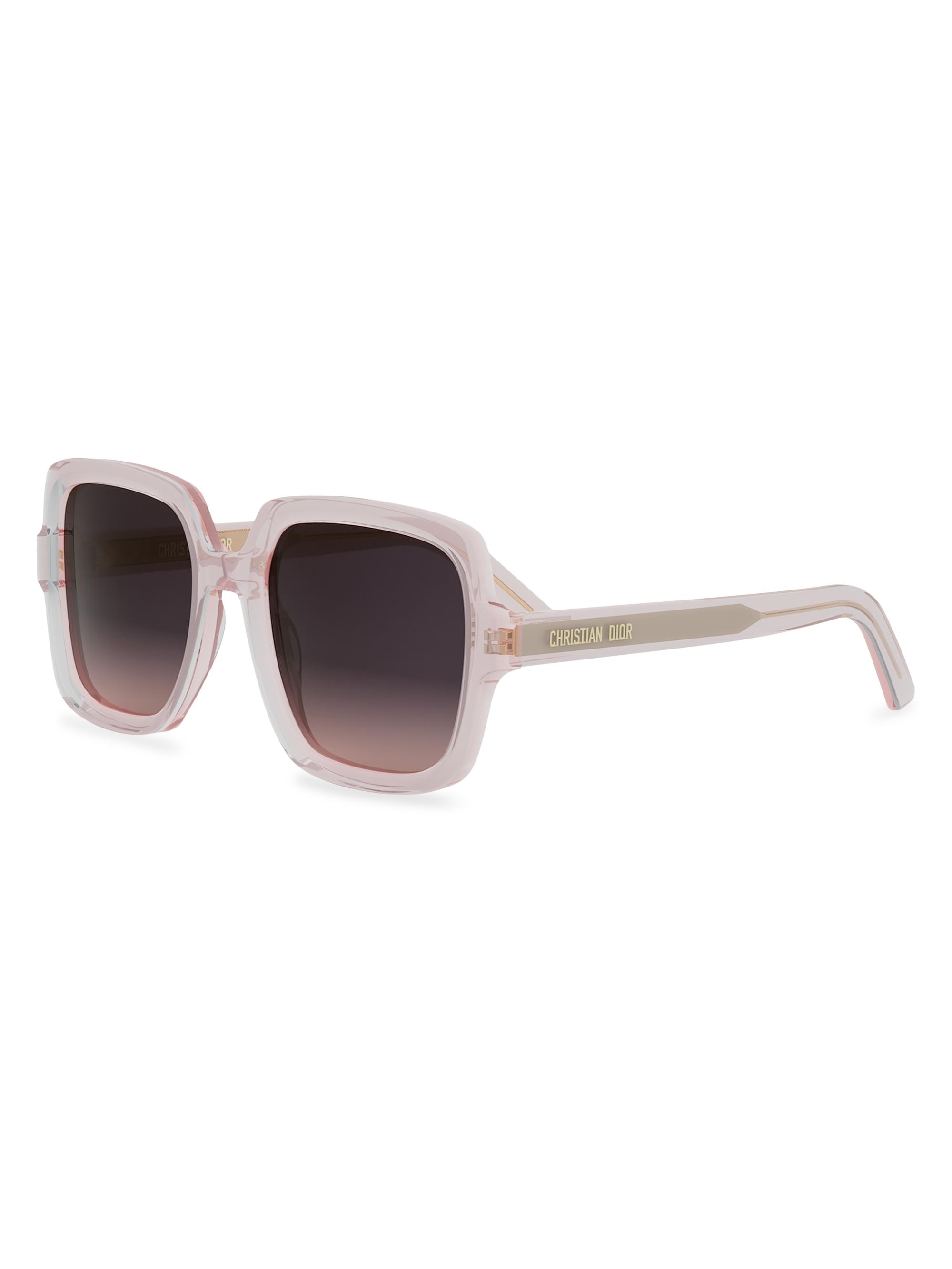 Dior Women's Midnight S4I 54MM Square Sunglasses - Grey Gradient Blue