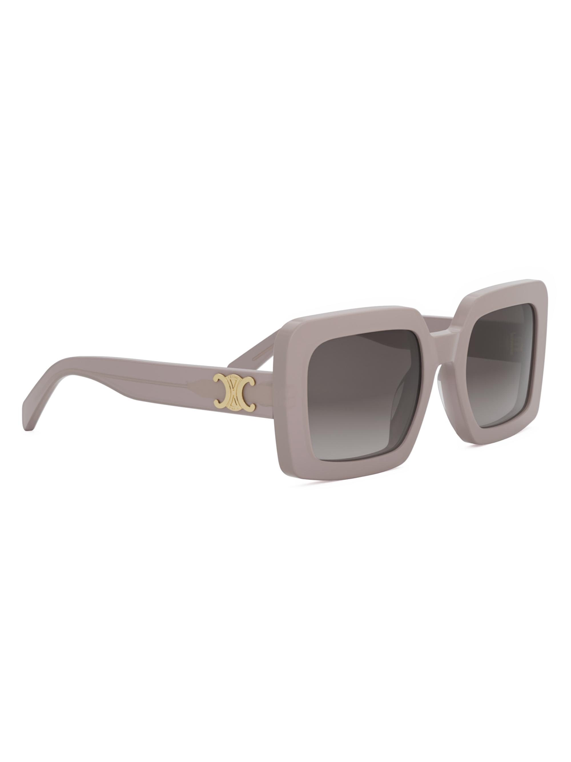 CELINE Triomphe 56MM Square Sunglasses | Saks Fifth Avenue display picture 3
