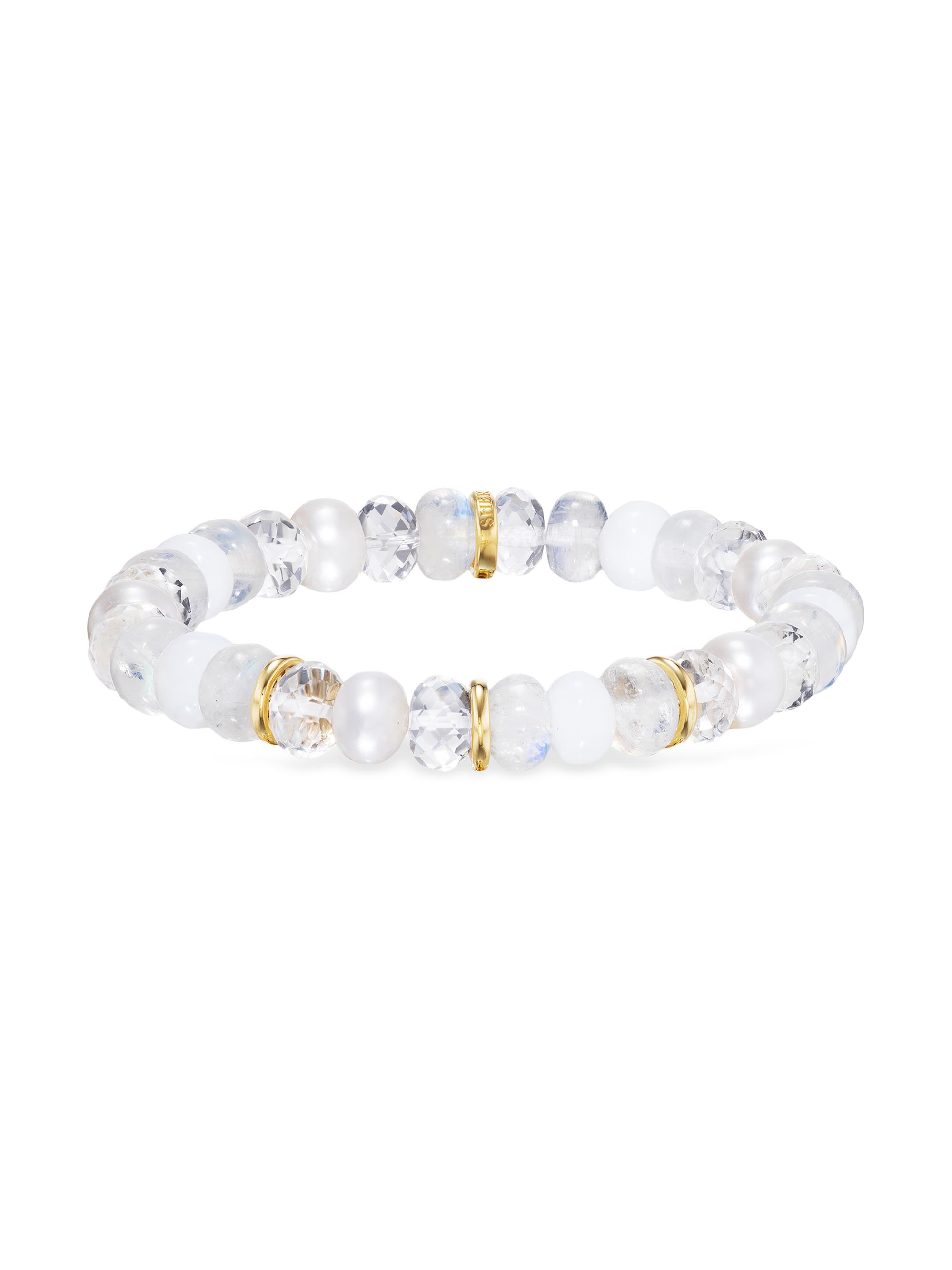 Sheryl Lowe Women's 14K Yellow Gold & Multi-Stone Beaded Bracelet - Gold