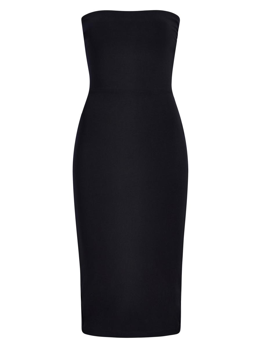 Commando Women's Butter Luxe Jersey Strapless Midi-dress In Black