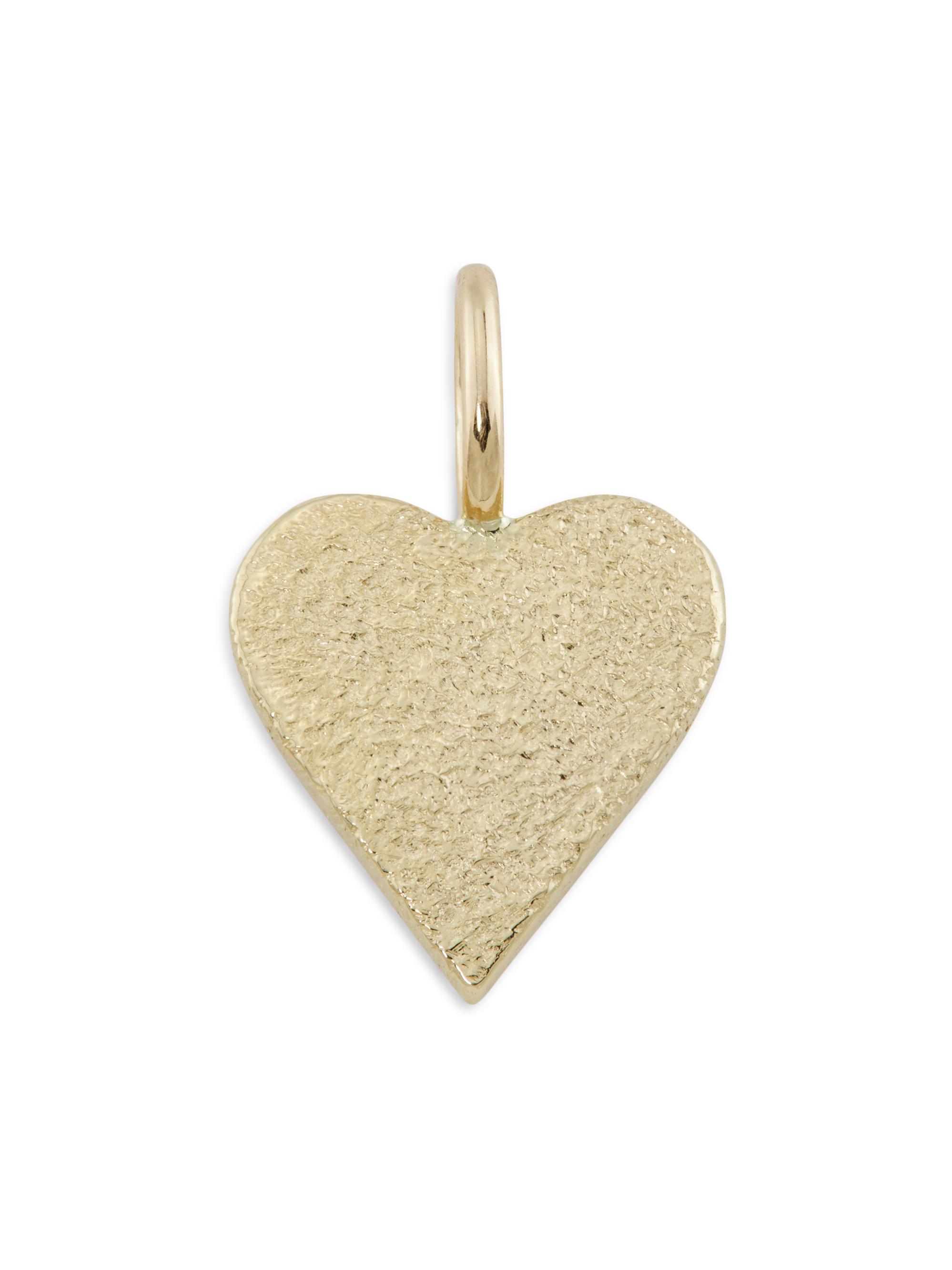 Imperfect Grace Women's Muse Adore 14K Yellow Gold Heart Charm - Yellow Gold