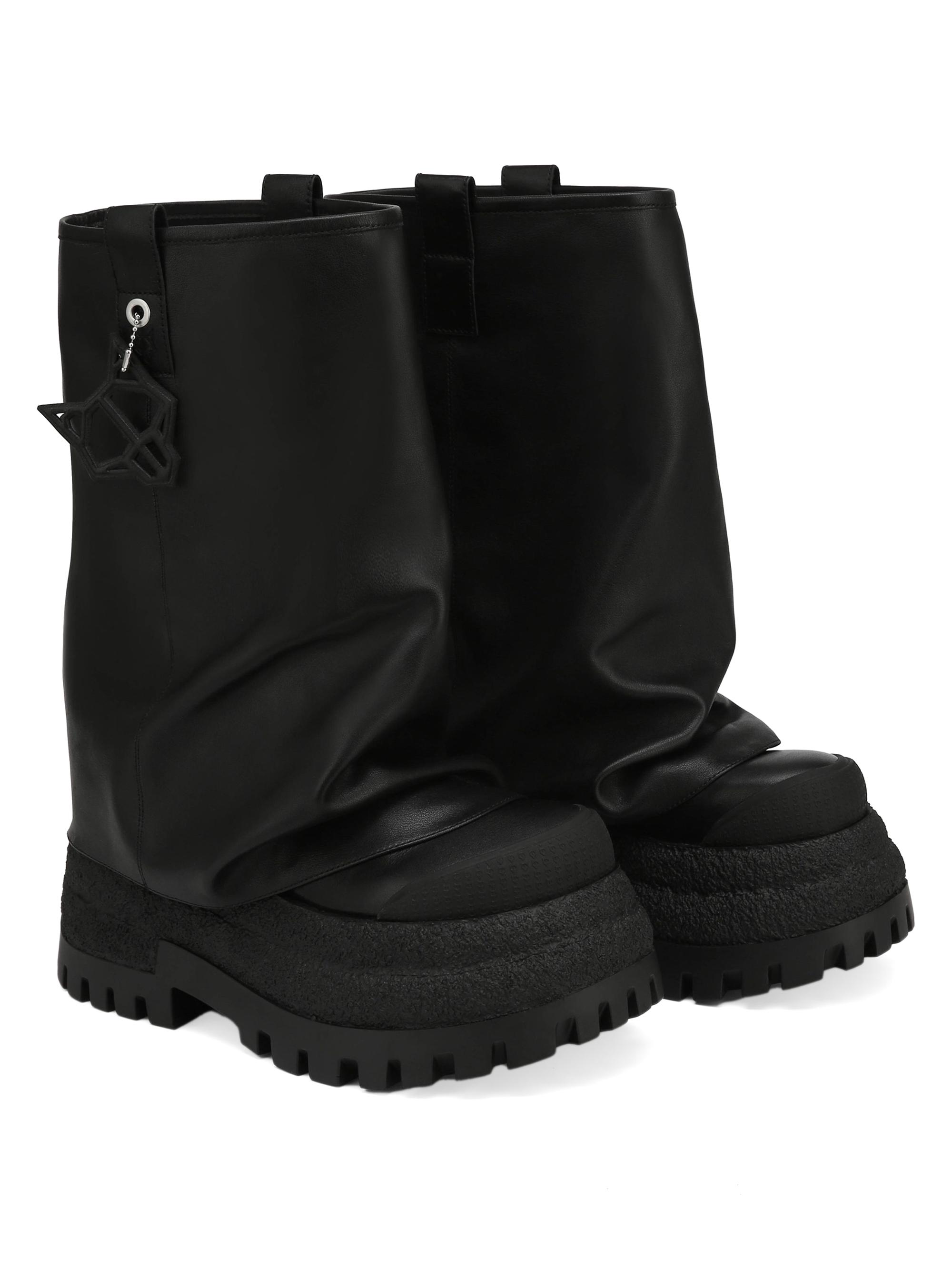 NAKEDWOLFE jupiter ミドルブーツ Jupiter Black Leather – nakedwolfekdosp.com