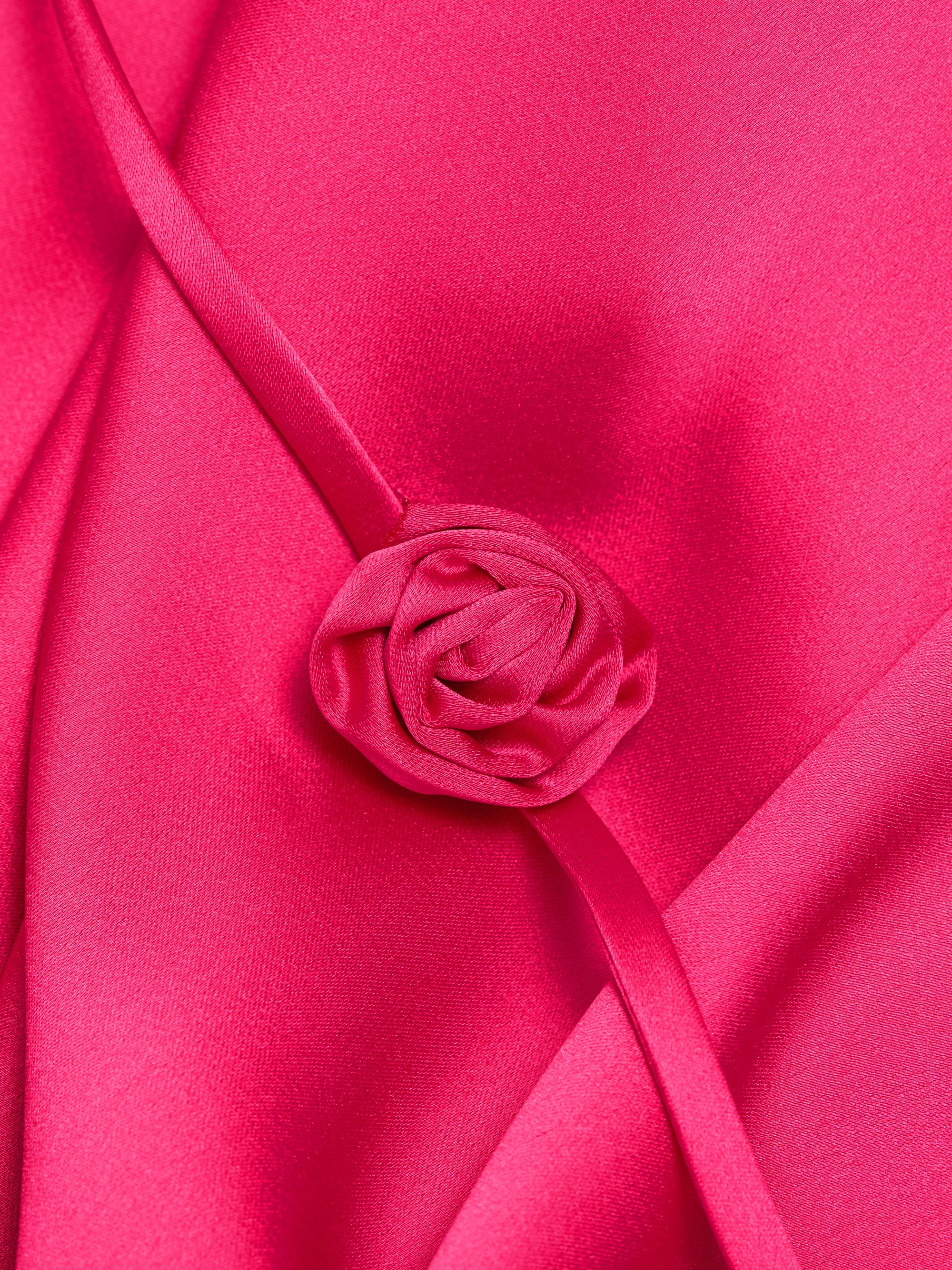 プリンセスローズマントルピース Ramy Brook Hansel Bias-Cut Rosette Gown | Saks Fifth Avenue