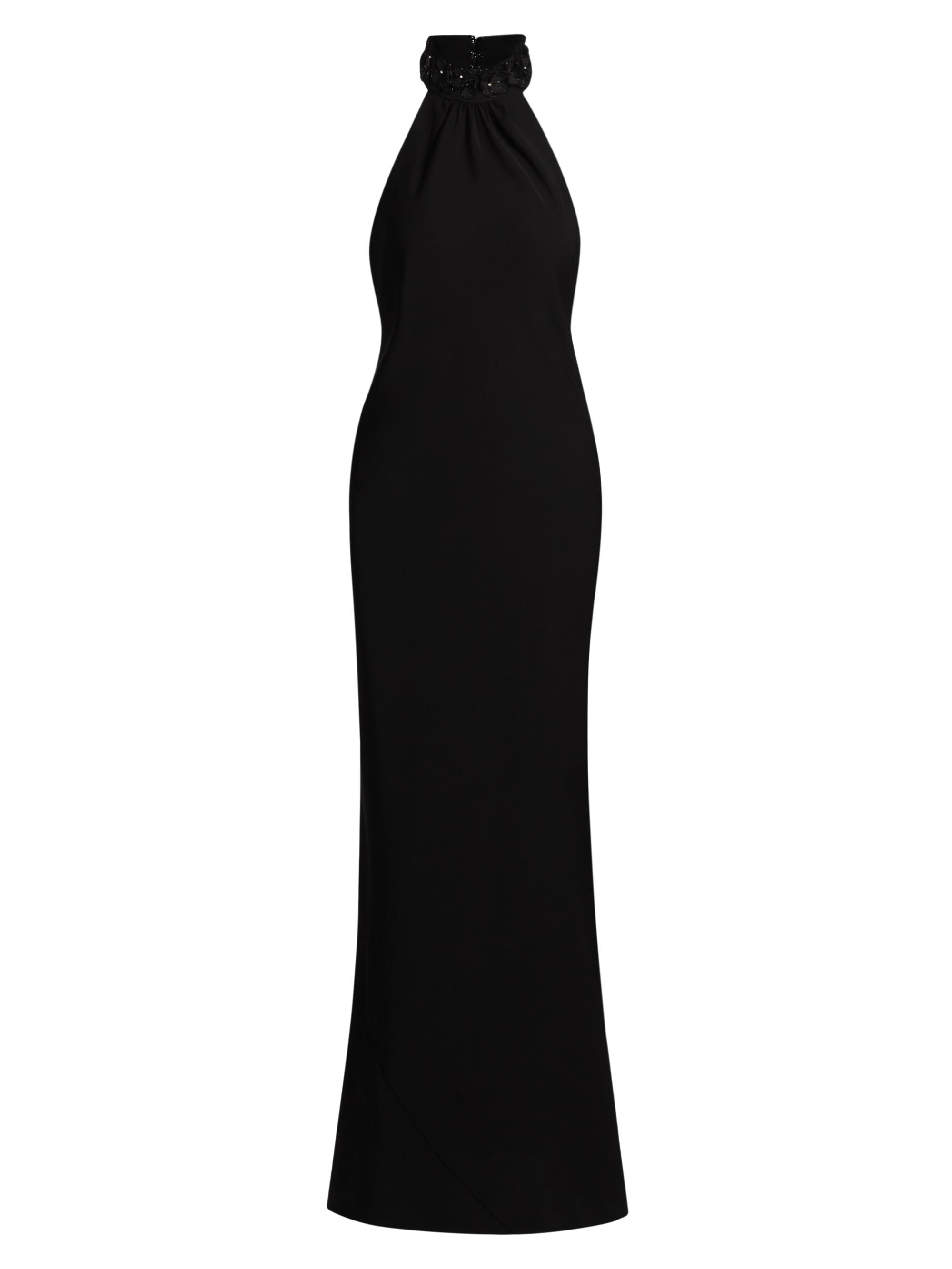 Cinq à Sept Alexandra Turtleneck Halter Gown | Saks Fifth Avenue